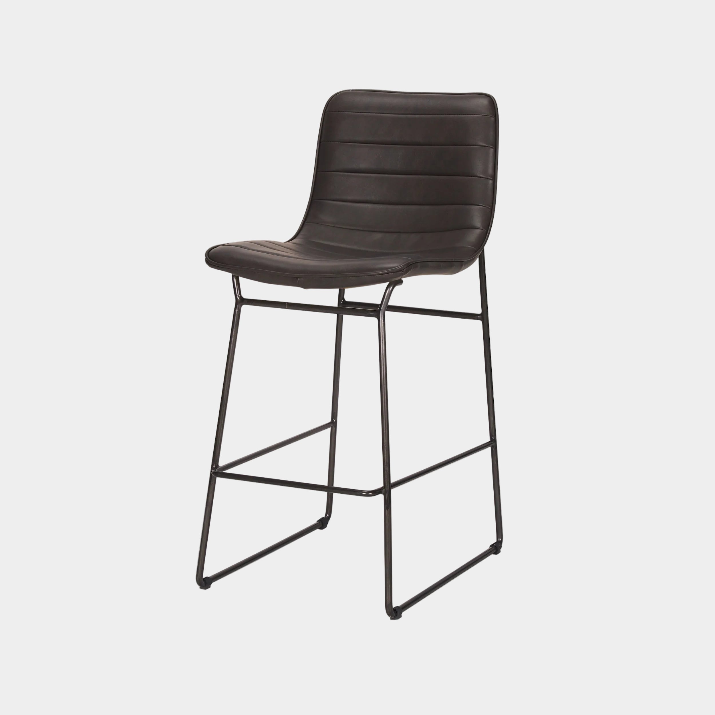 Meritt Leather Seat Bar Stool