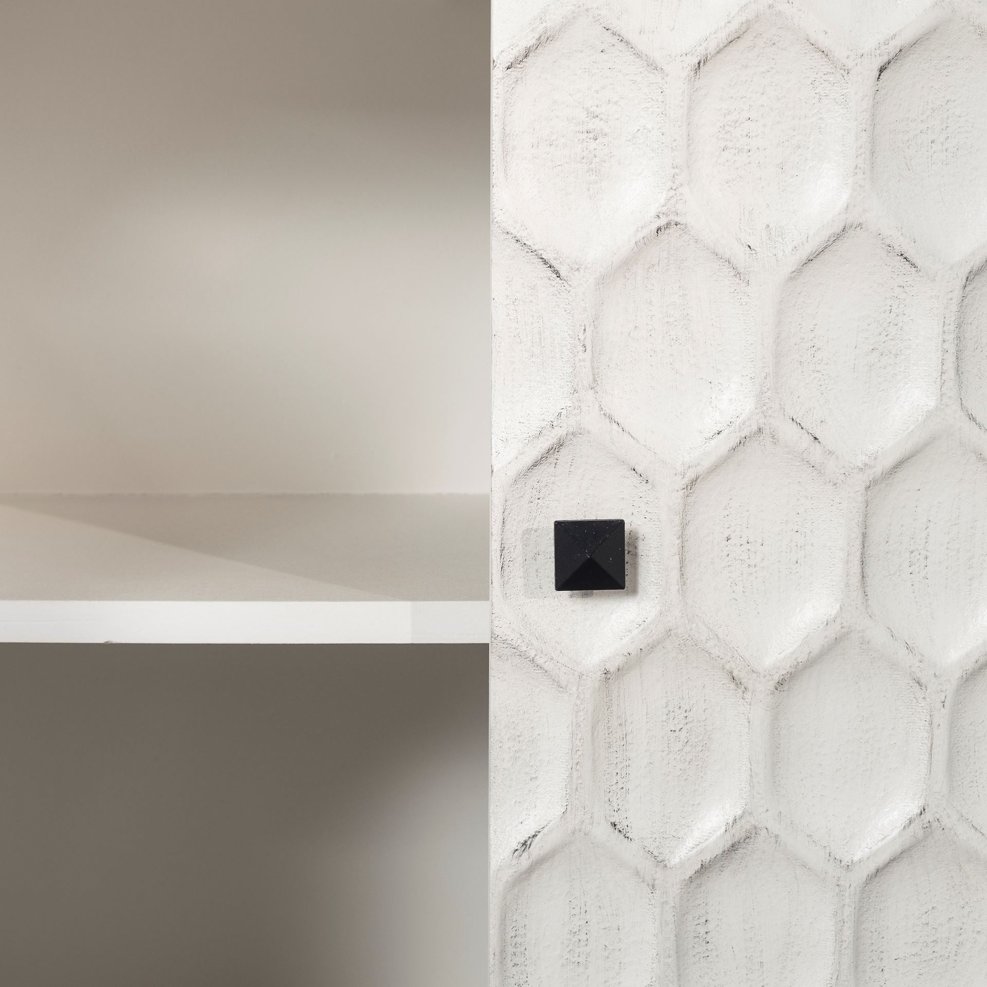Savannah Gray Accent Cabinet - 3 Door