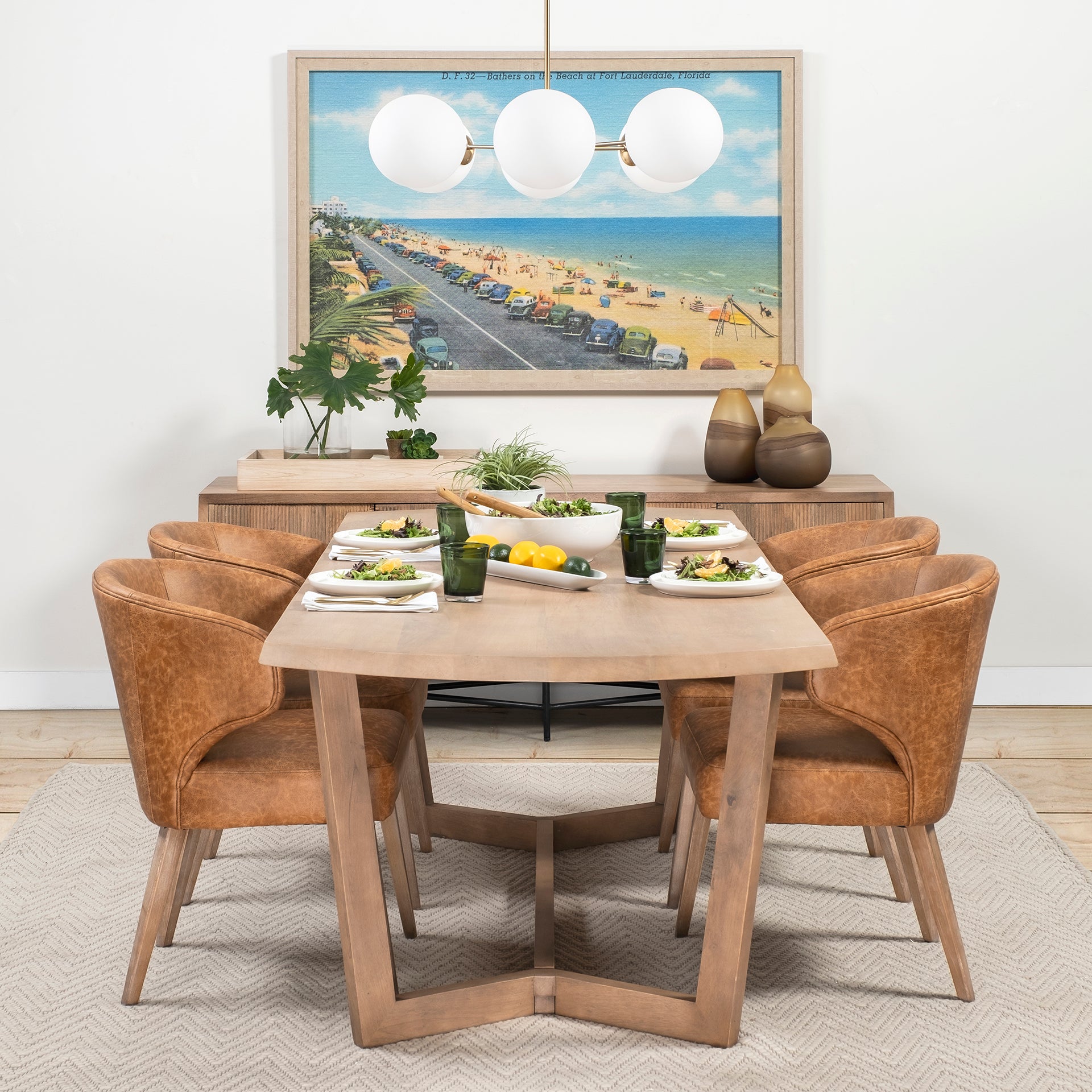 Niles Faux Leather Contract-Grade Dining Chair