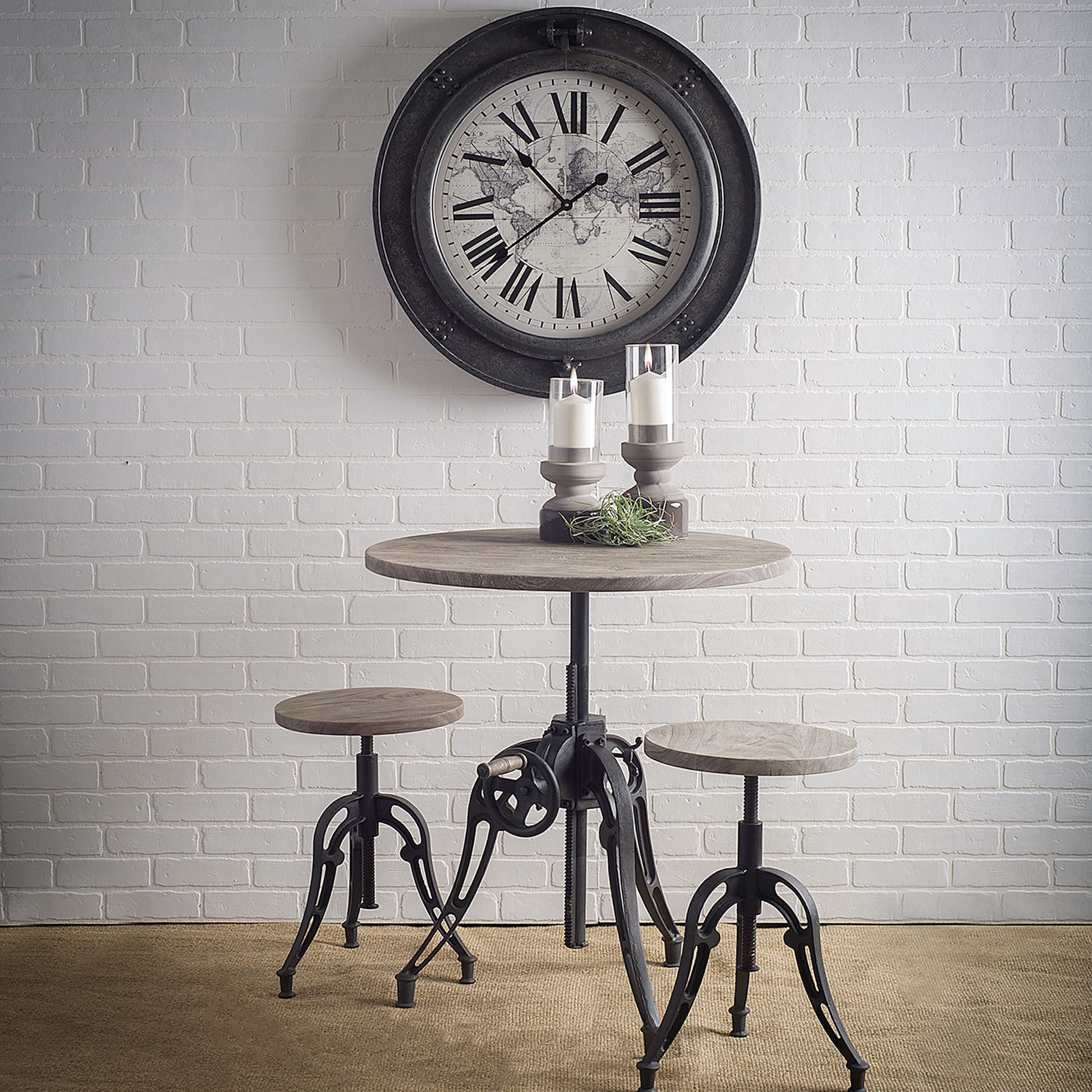 Emslie Wood Seat Counter Stool