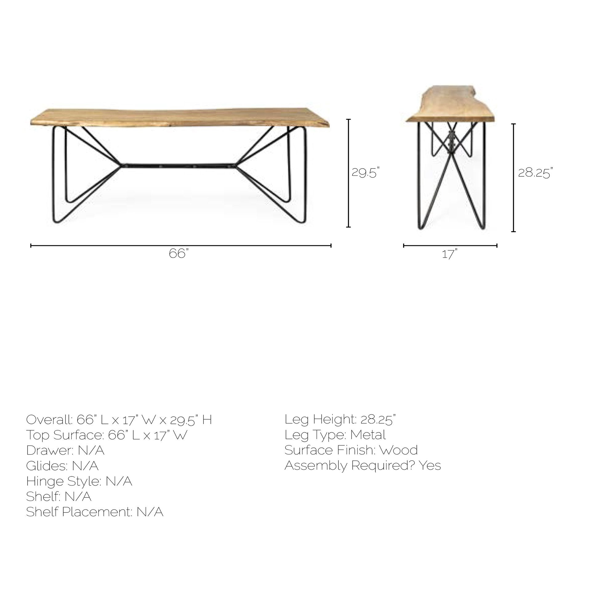 Papillion Console Table