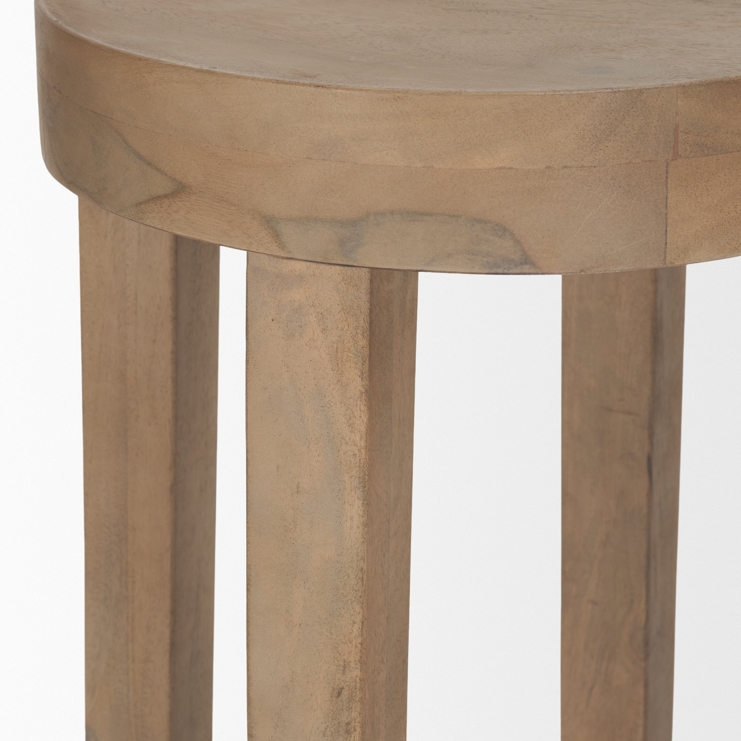 Brahma Wood Seat Counter Stool
