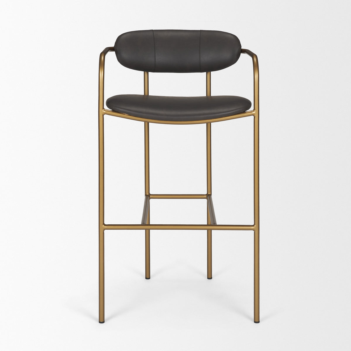 Parker Leather Seat Bar Stool