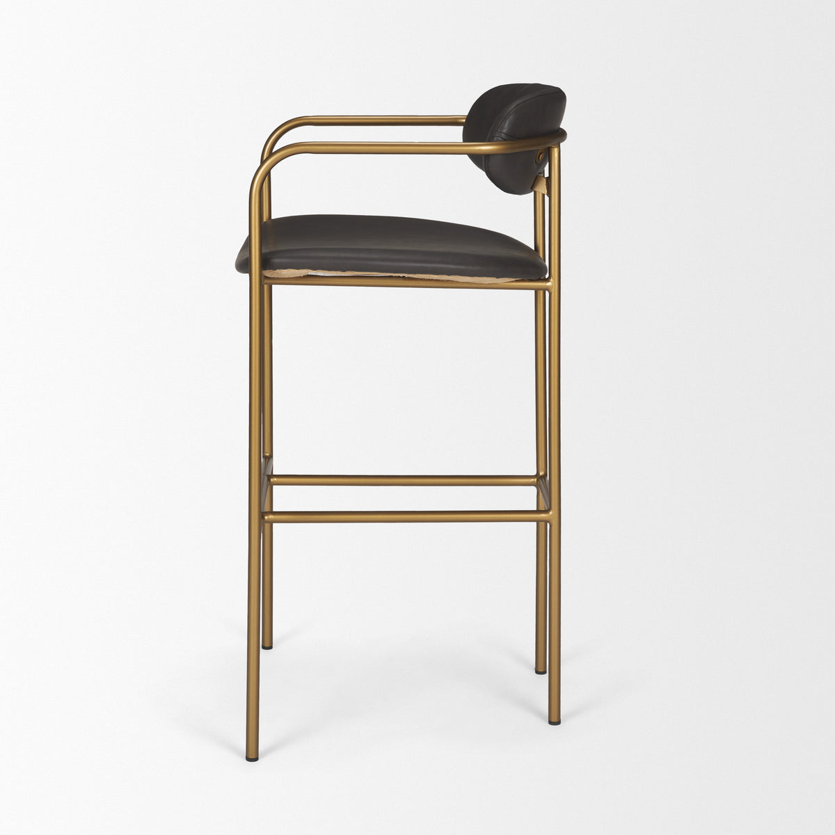 Parker Leather Seat Bar Stool