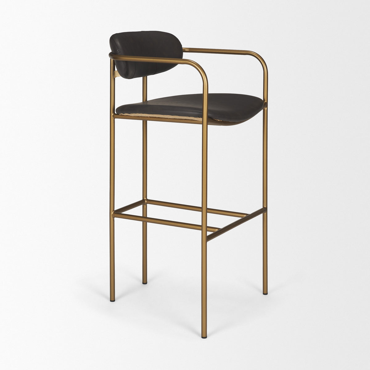 Parker Leather Seat Bar Stool