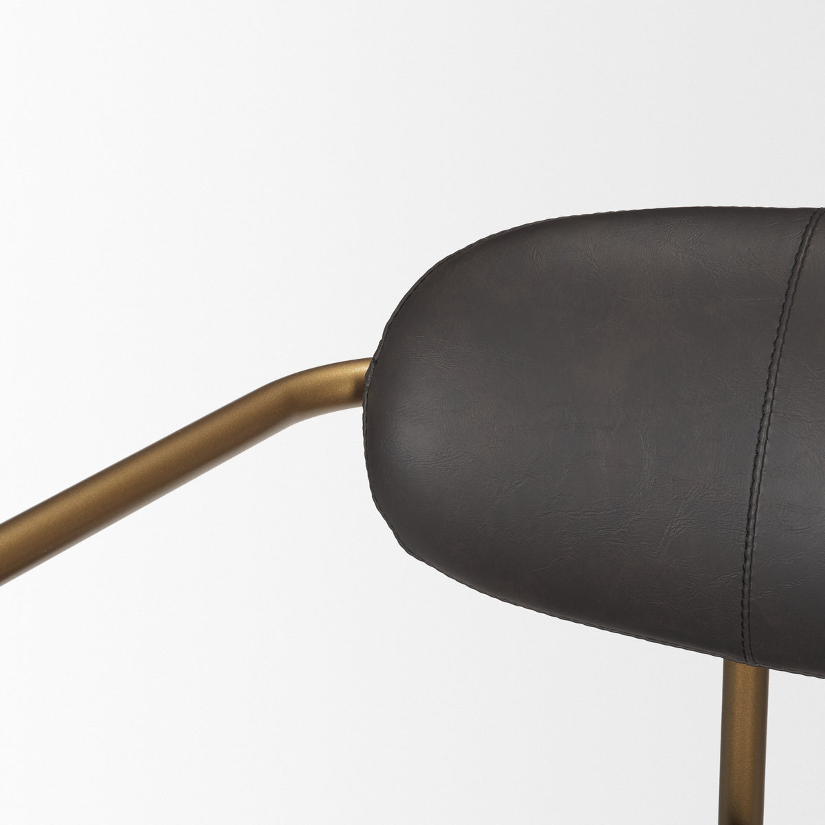 Parker Leather Seat Bar Stool