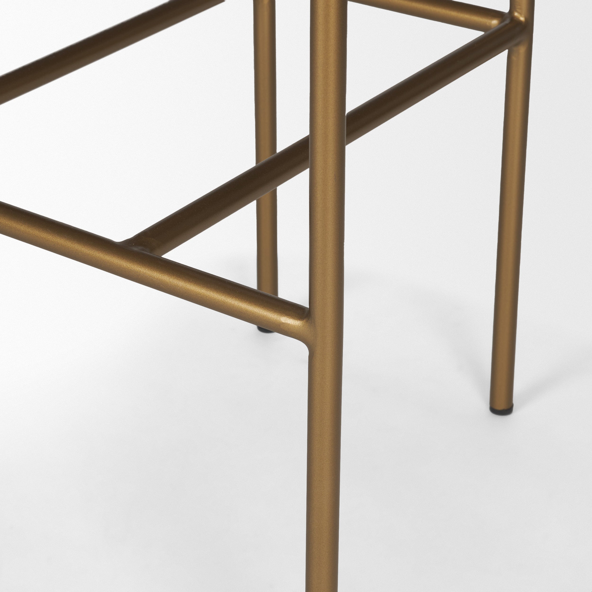 Parker Leather Seat Bar Stool