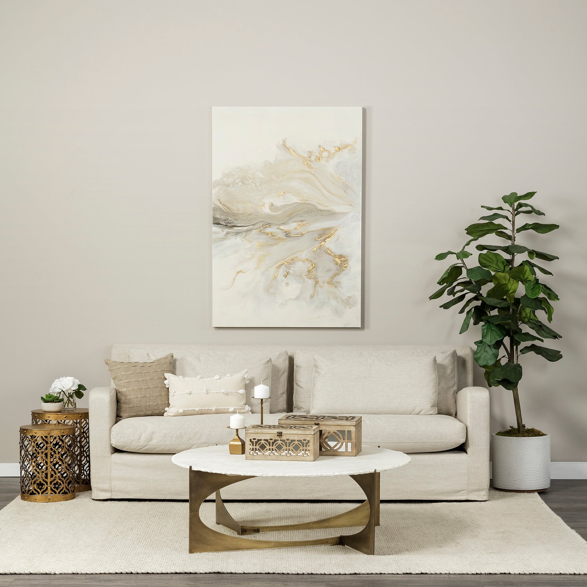 Rudebekia Accent Table Set of 2