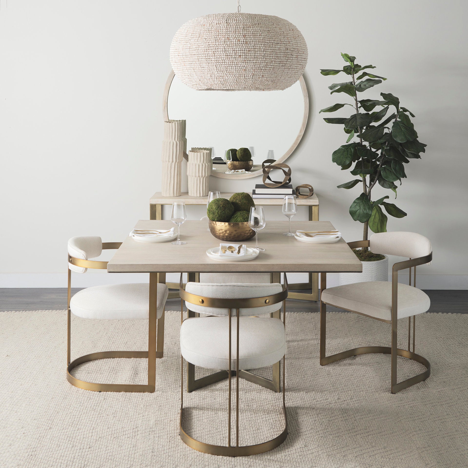 Faye 48" Square Dining Table