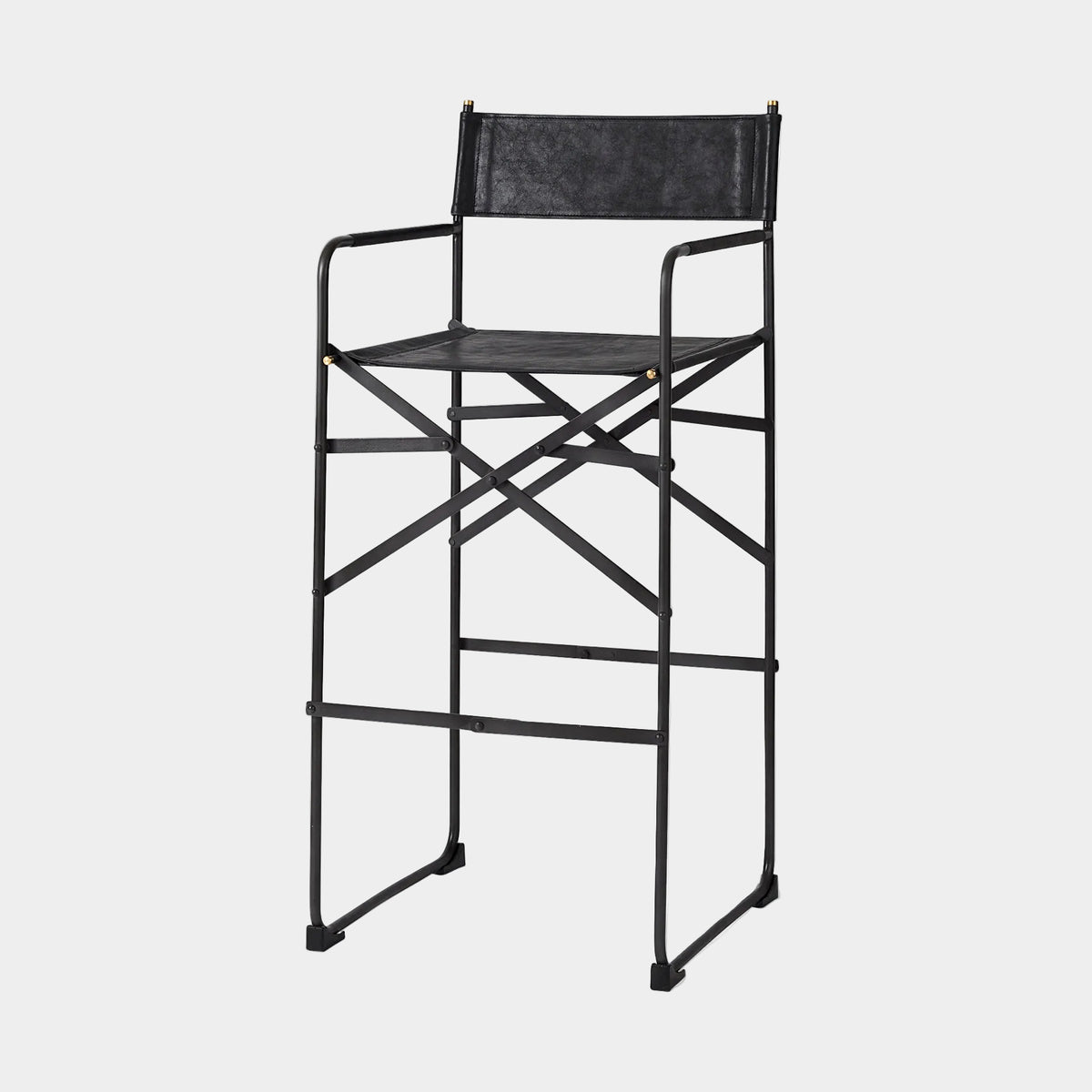 Direttore Leather Seat Bar Stool