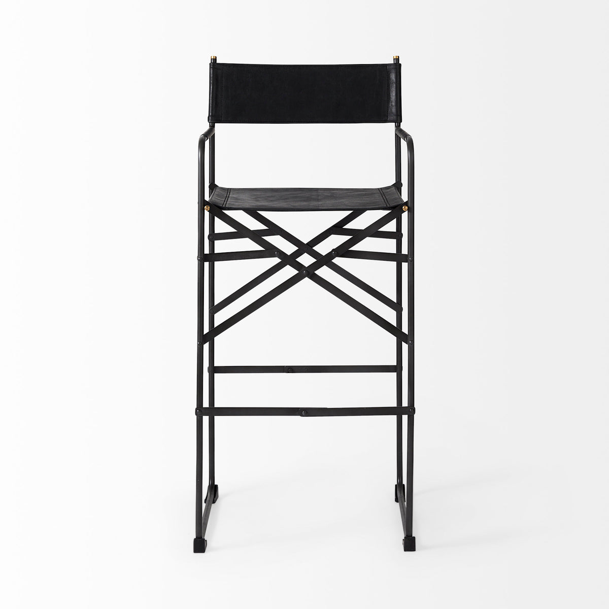 Direttore Leather Seat Bar Stool