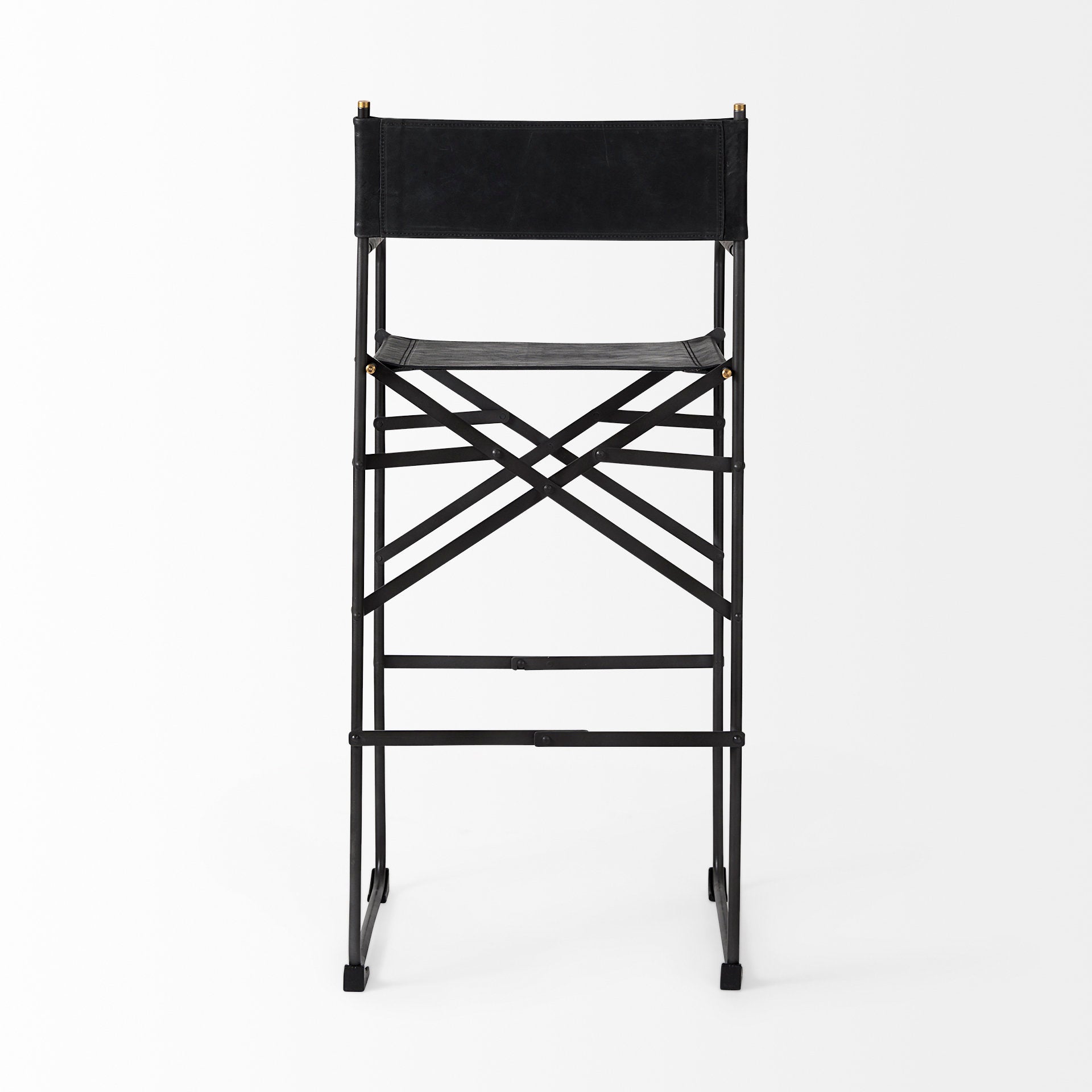 Direttore Leather Seat Bar Stool