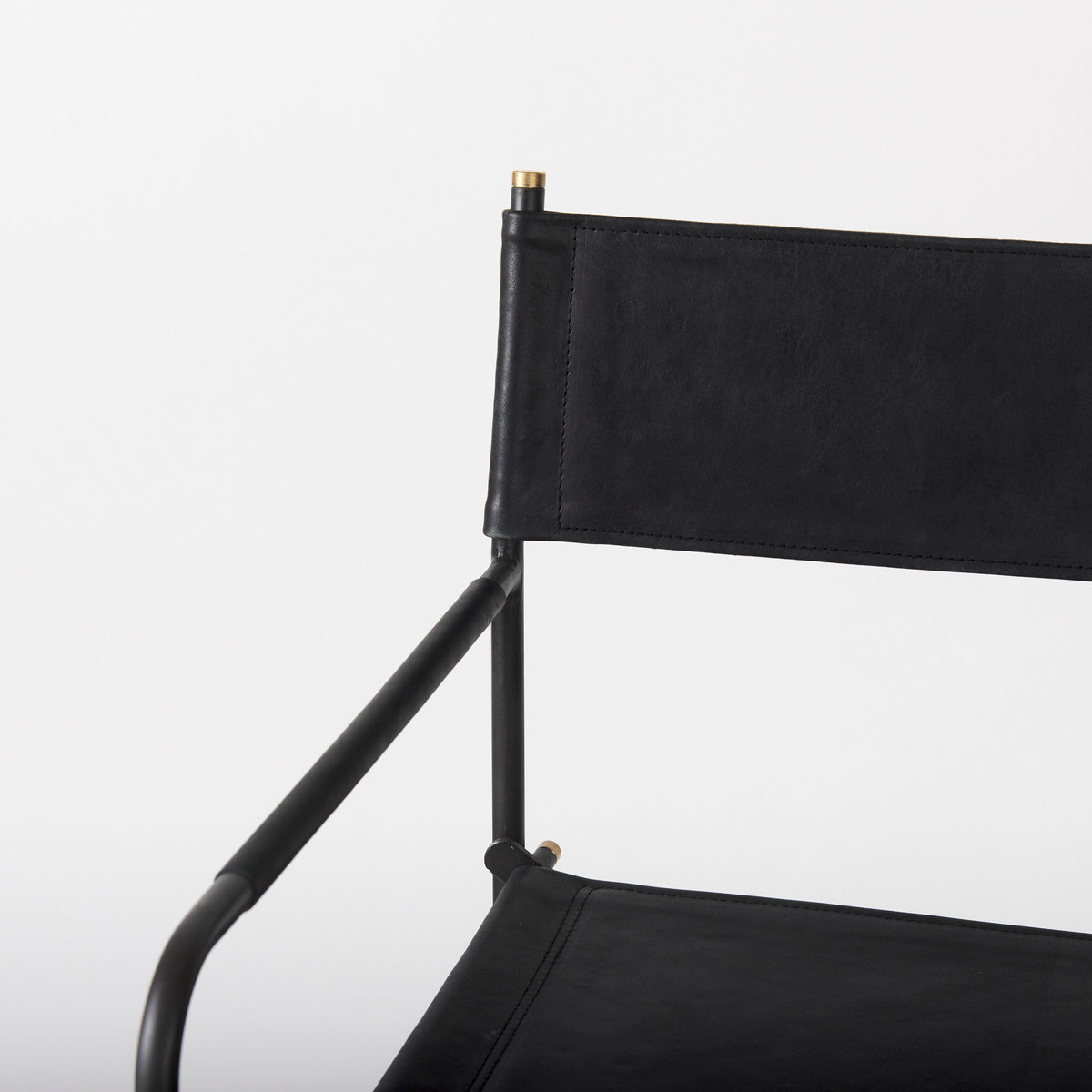 Direttore Leather Seat Bar Stool