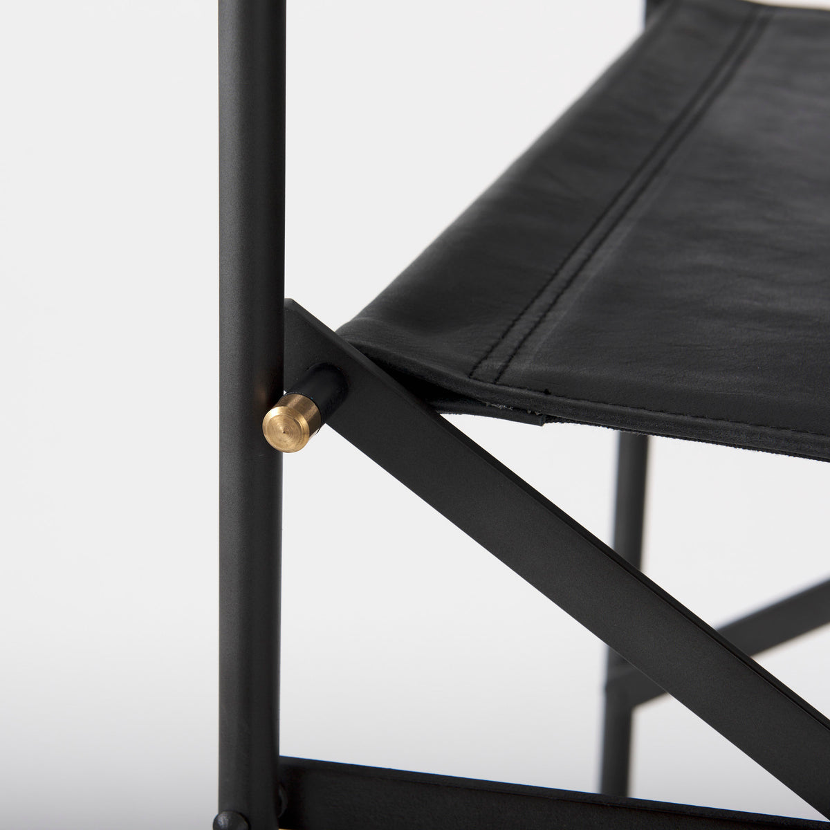 Direttore Leather Seat Bar Stool