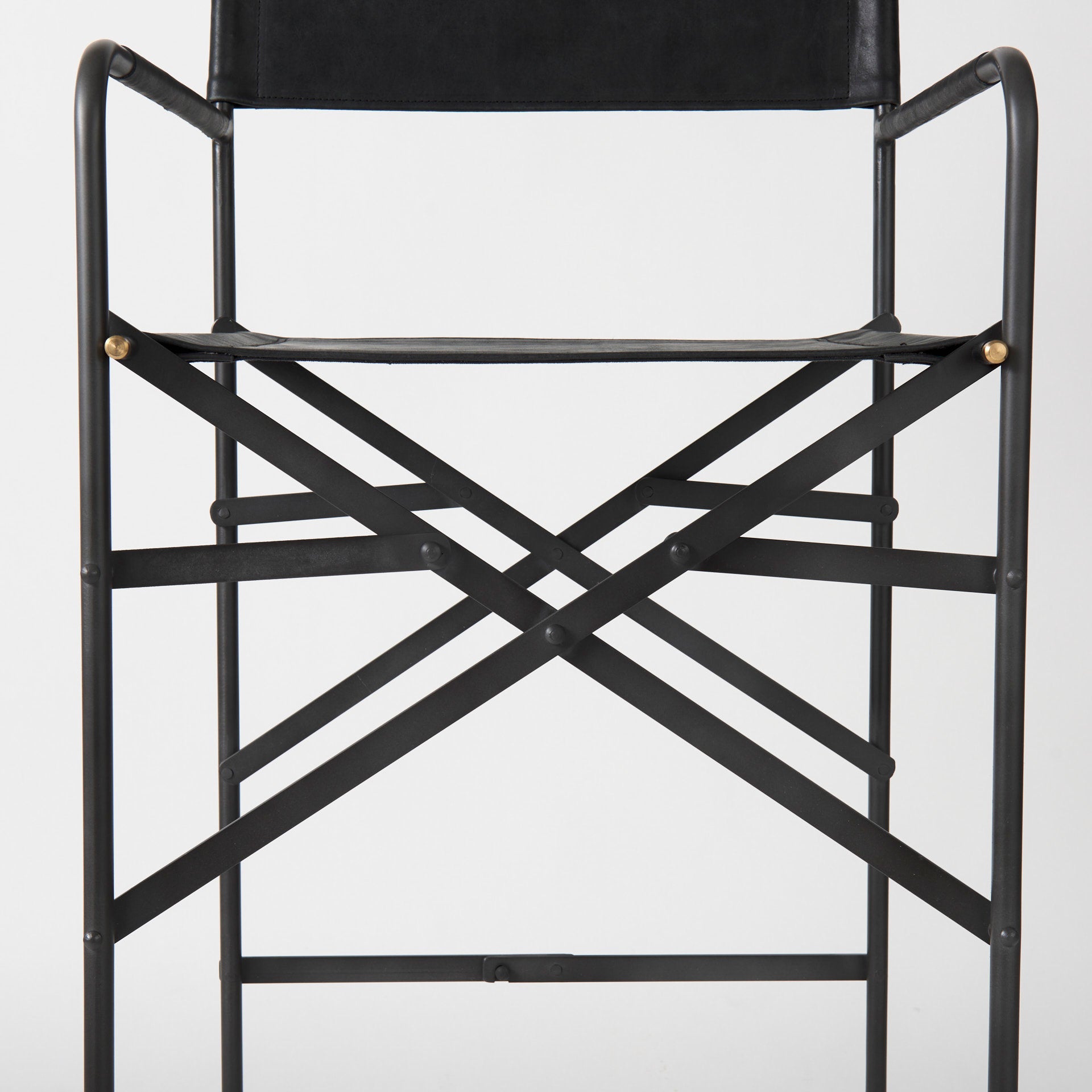 Direttore Leather Seat Bar Stool