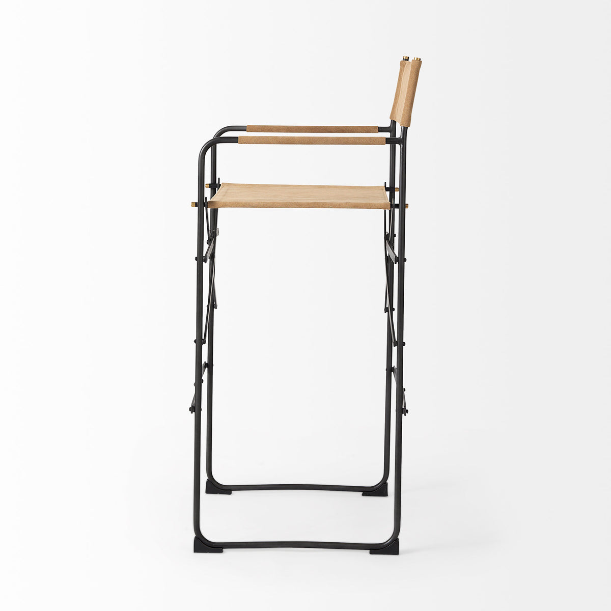 Direttore Leather Seat Bar Stool