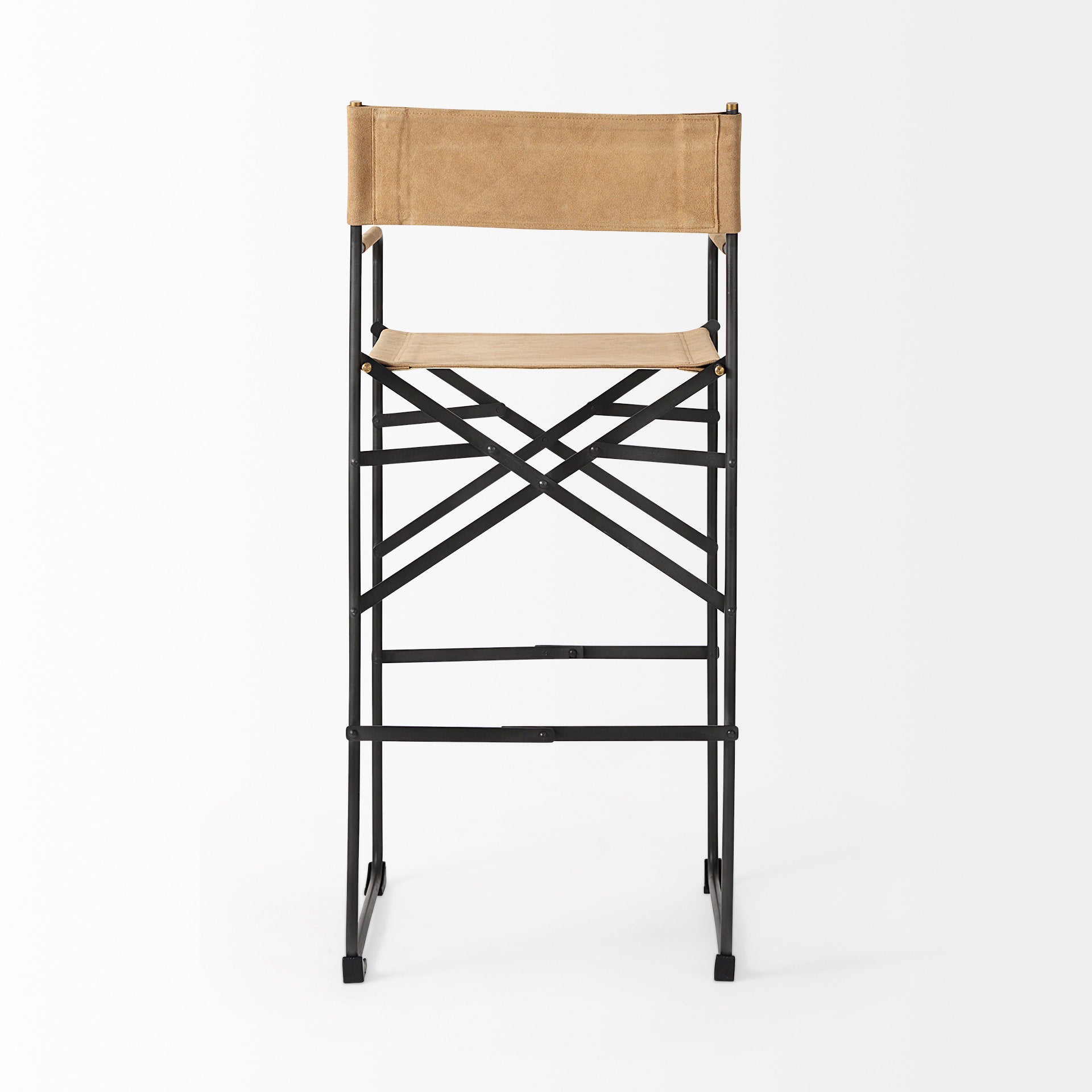 Direttore Leather Seat Bar Stool