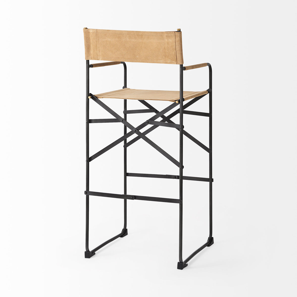 Direttore Leather Seat Bar Stool
