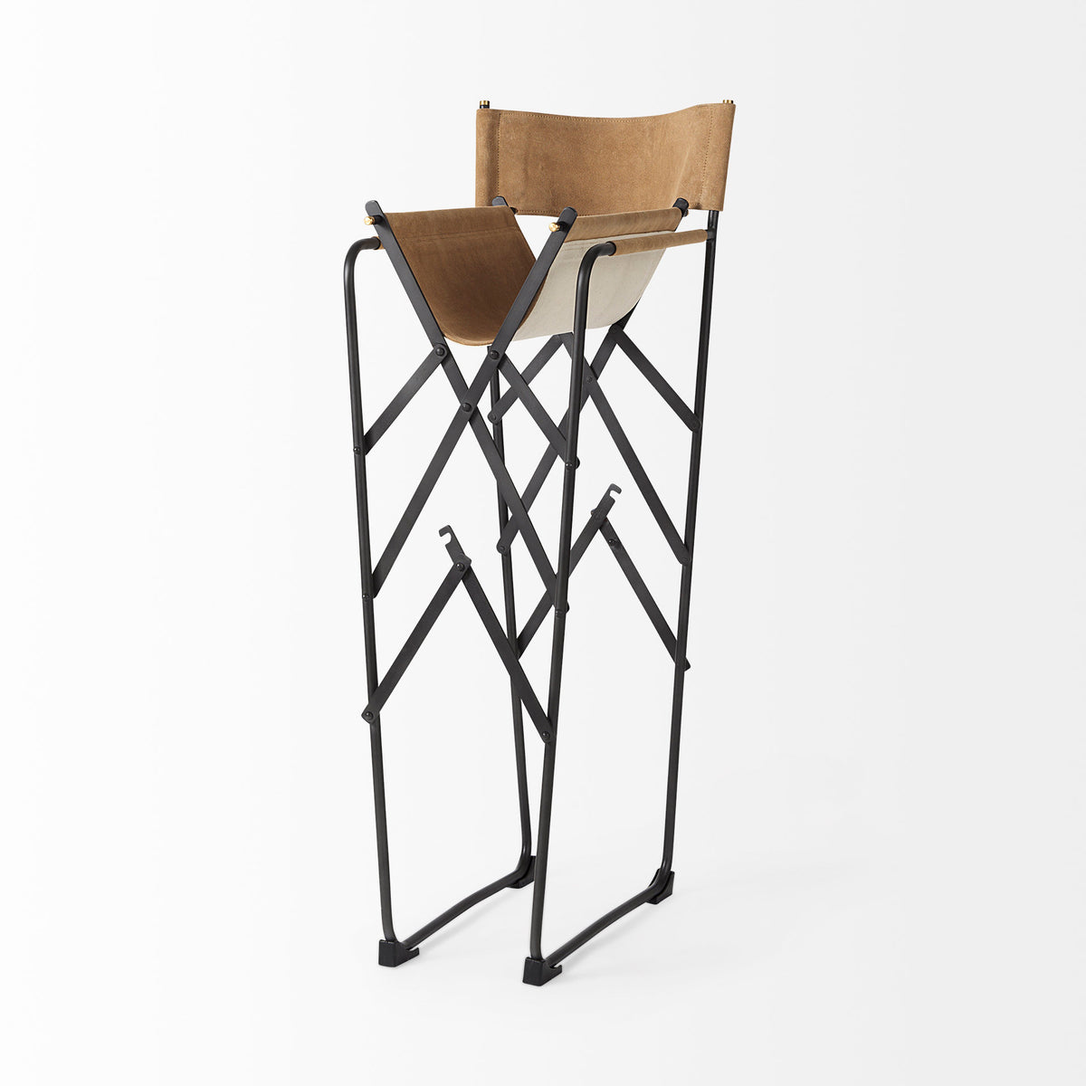 Direttore Leather Seat Bar Stool