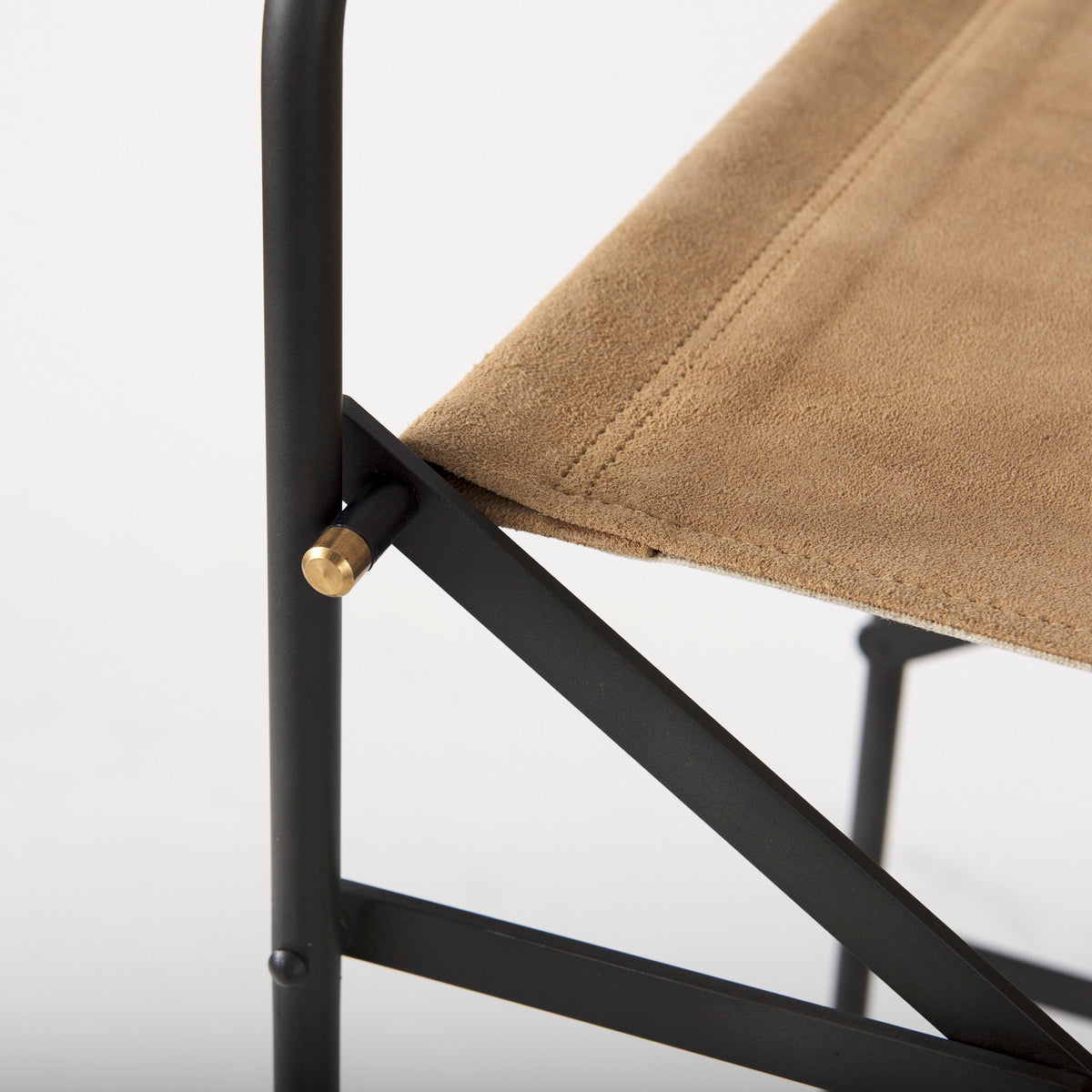 Direttore Leather Seat Bar Stool