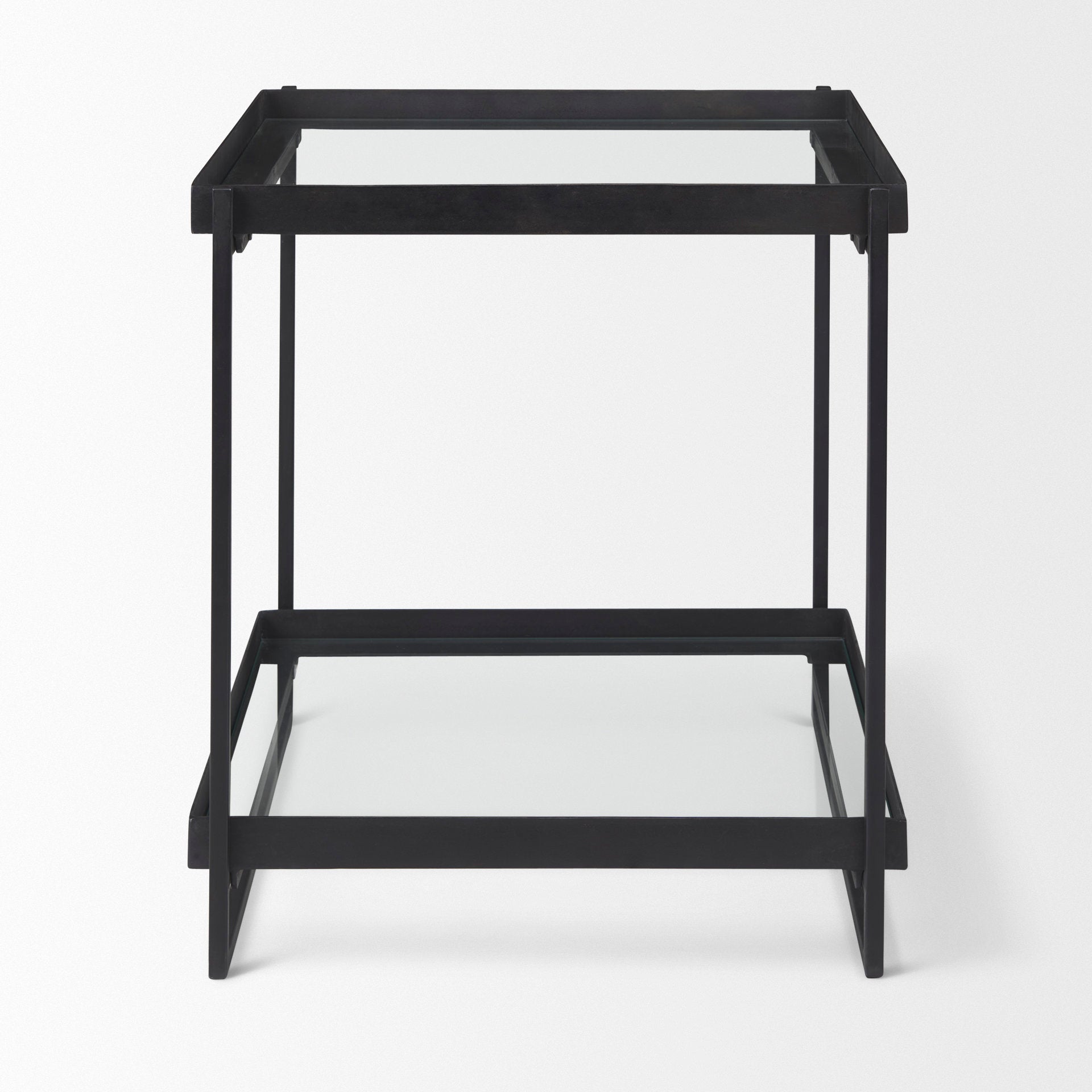 Trey Glass Accent Table