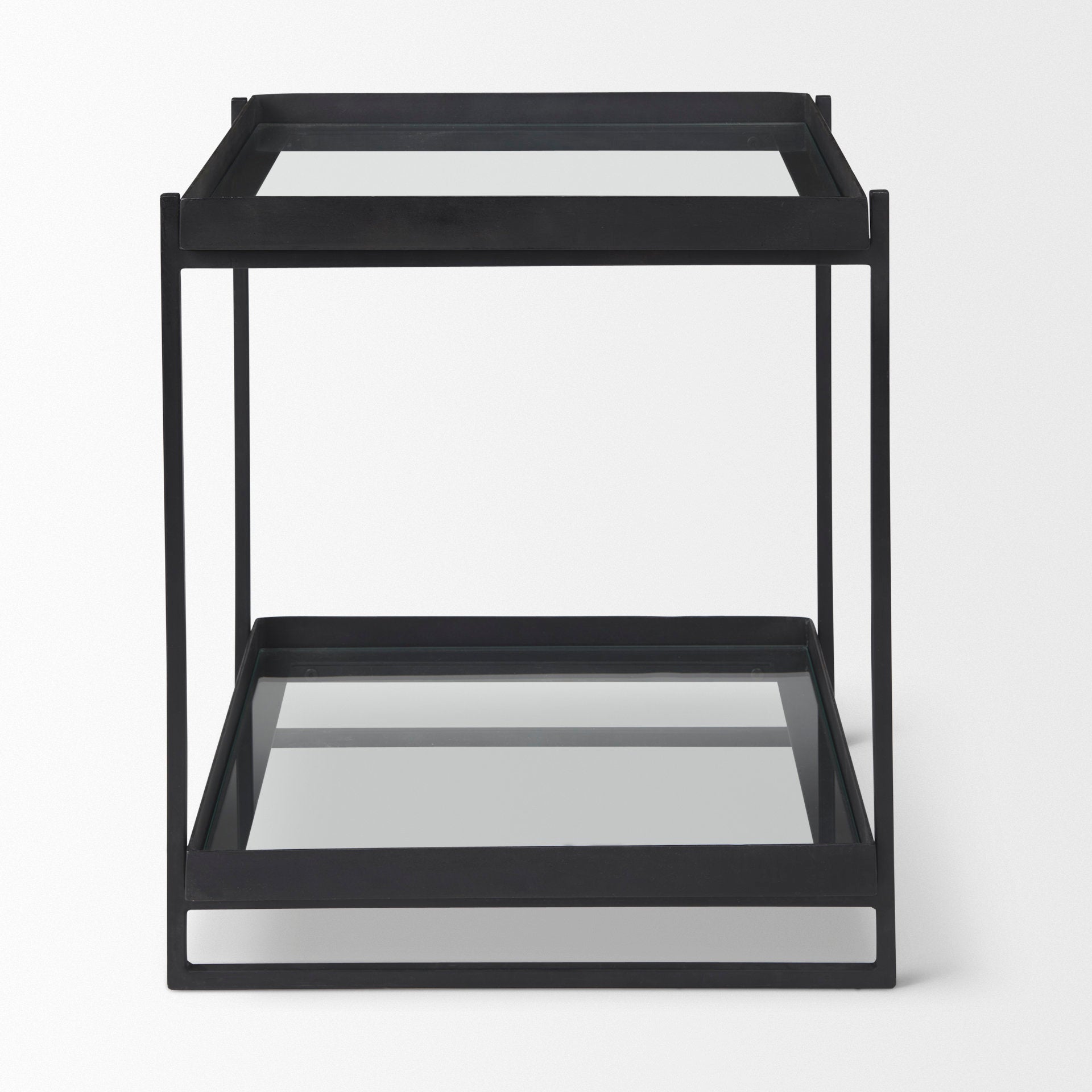 Trey Glass Accent Table