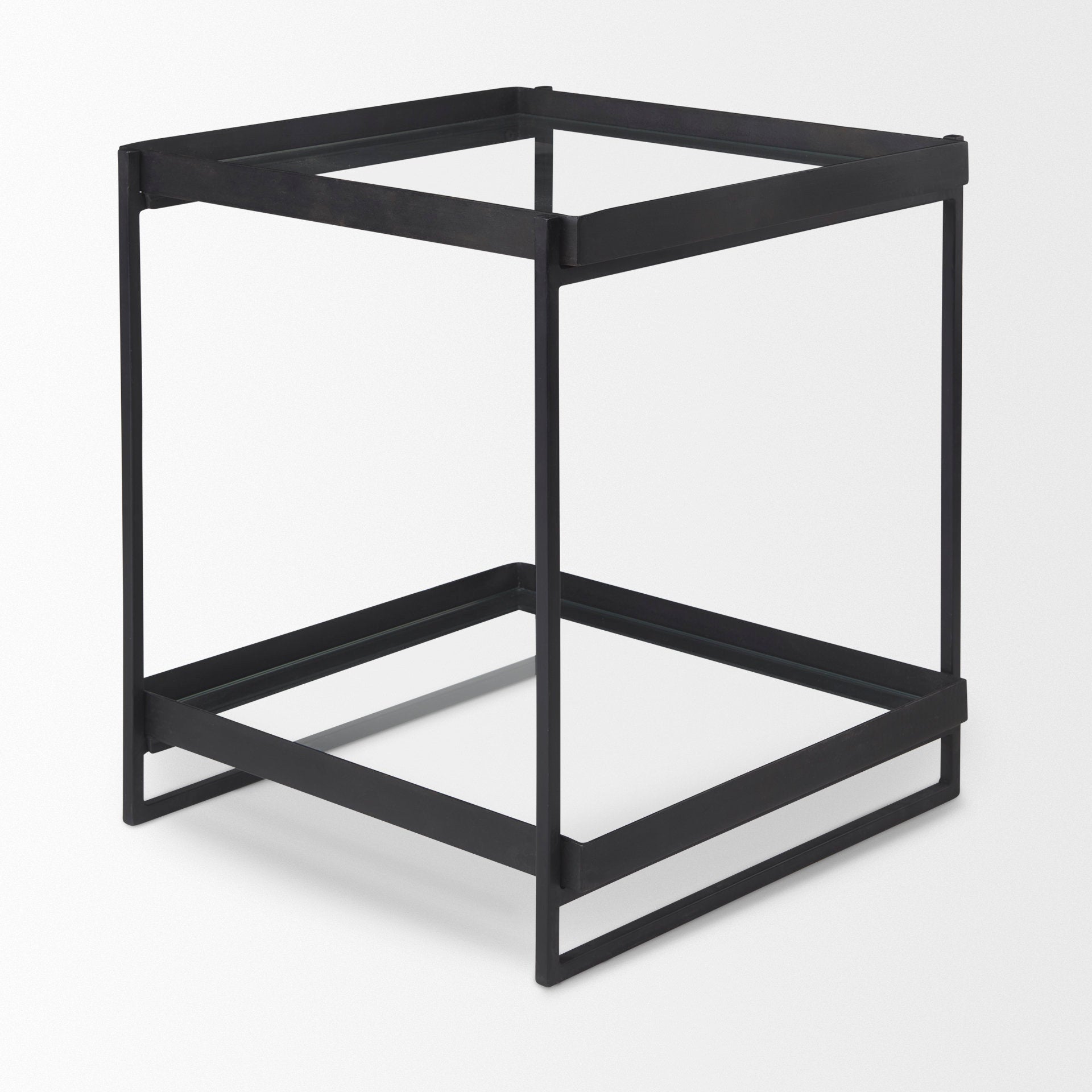 Trey Glass Accent Table