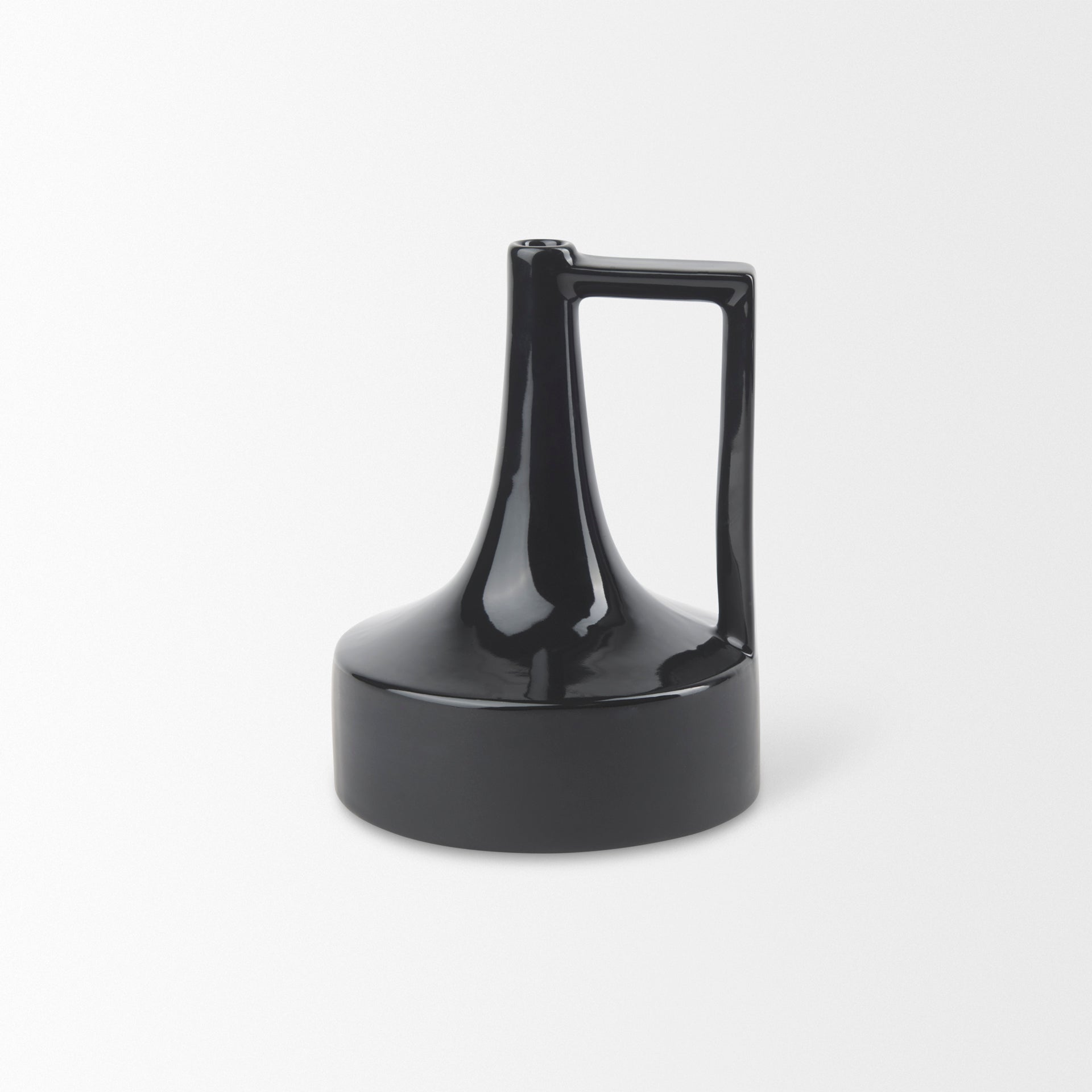 Burton Black Jug Vase