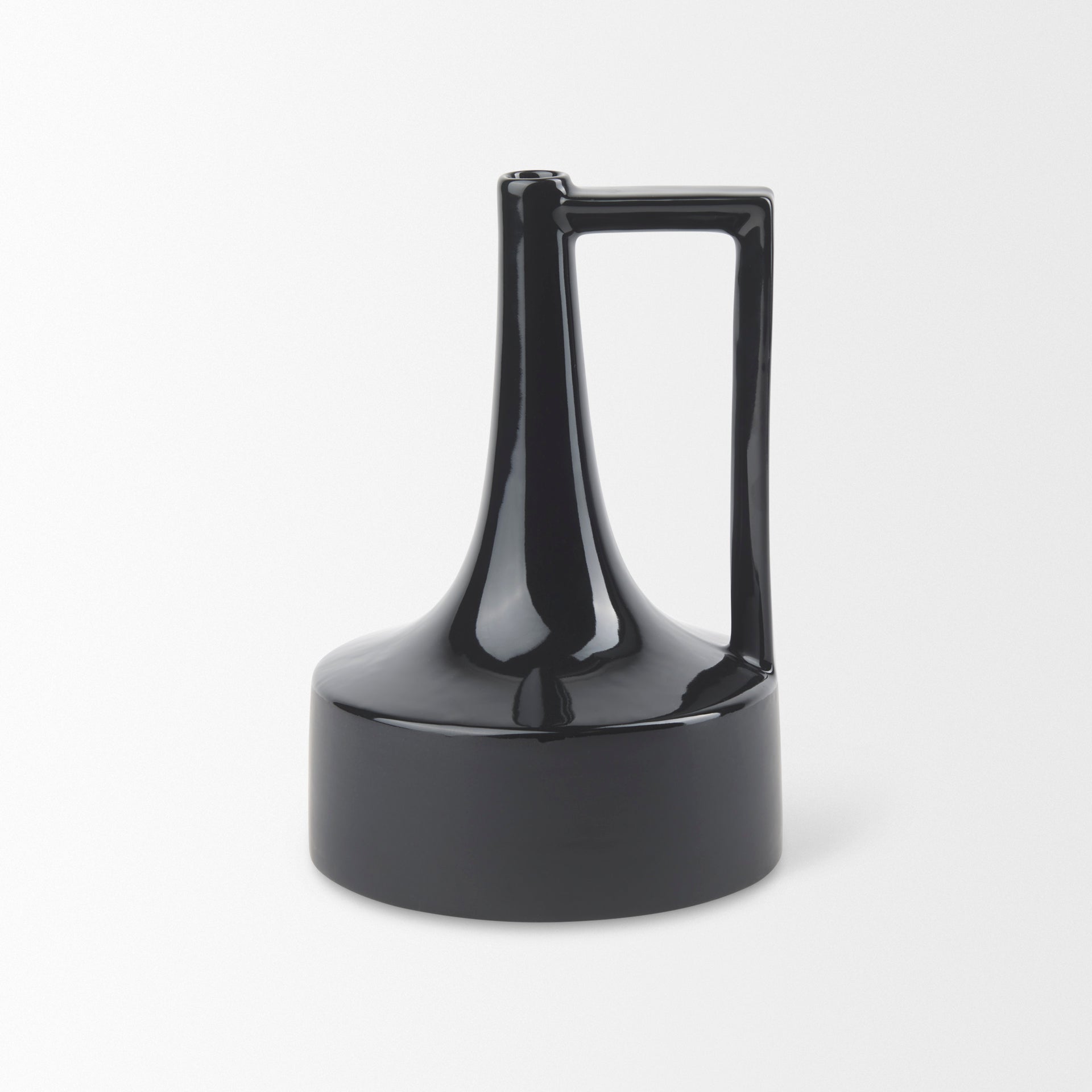 Burton Black Jug Vase