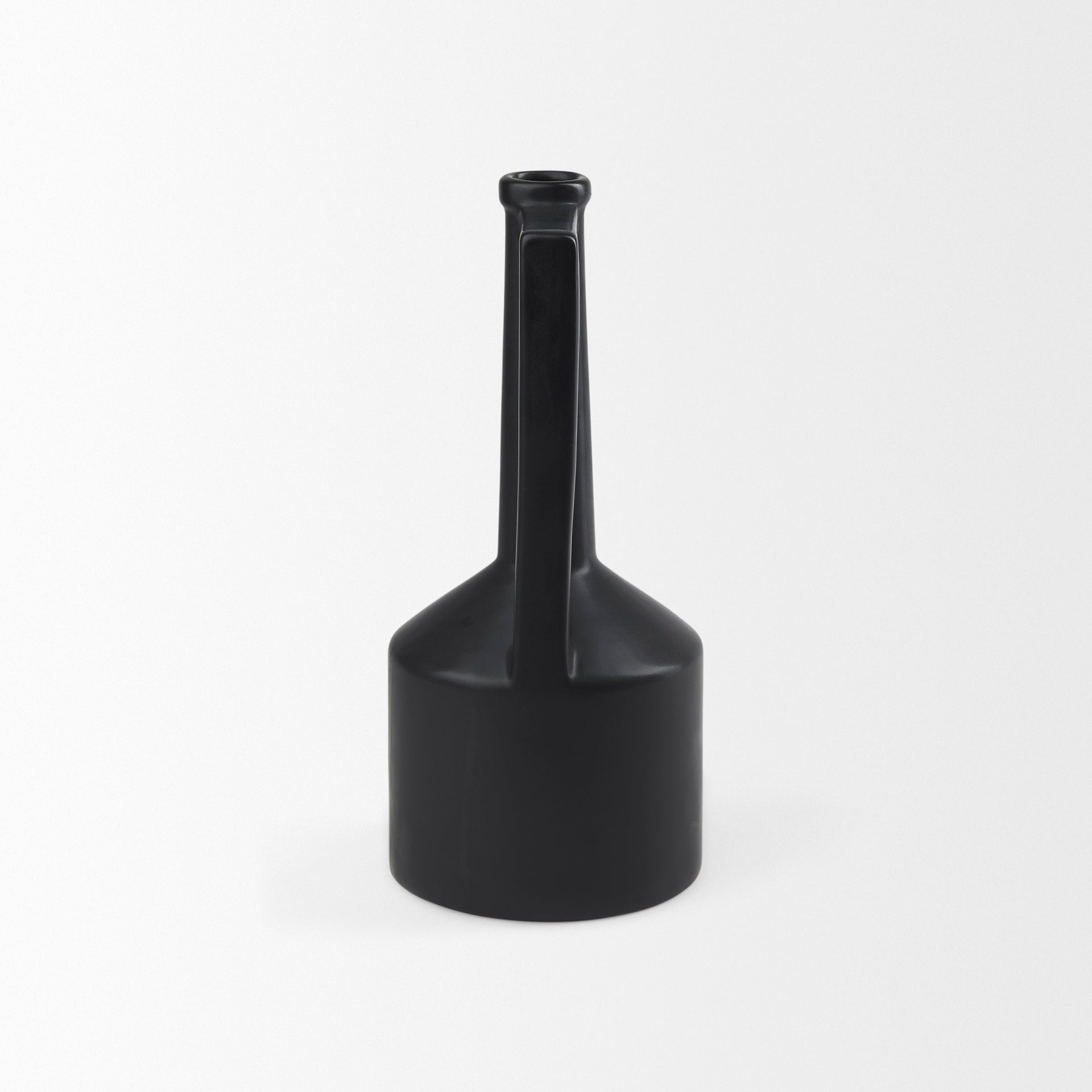 Burton Matte Black Jug Vase