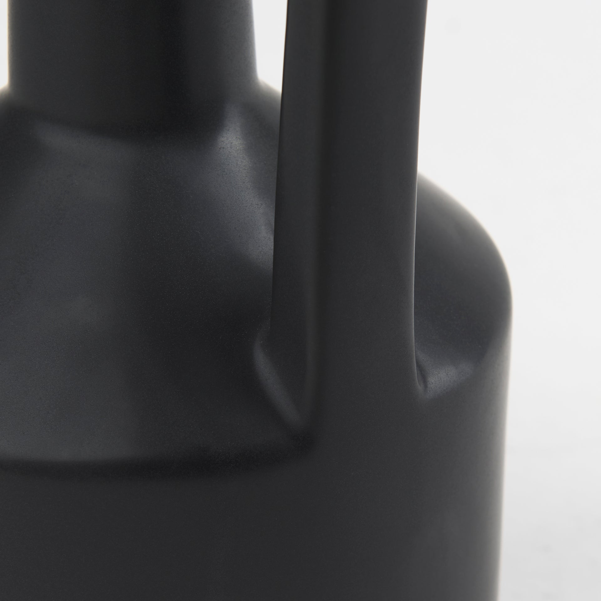 Burton Matte Black Jug Vase