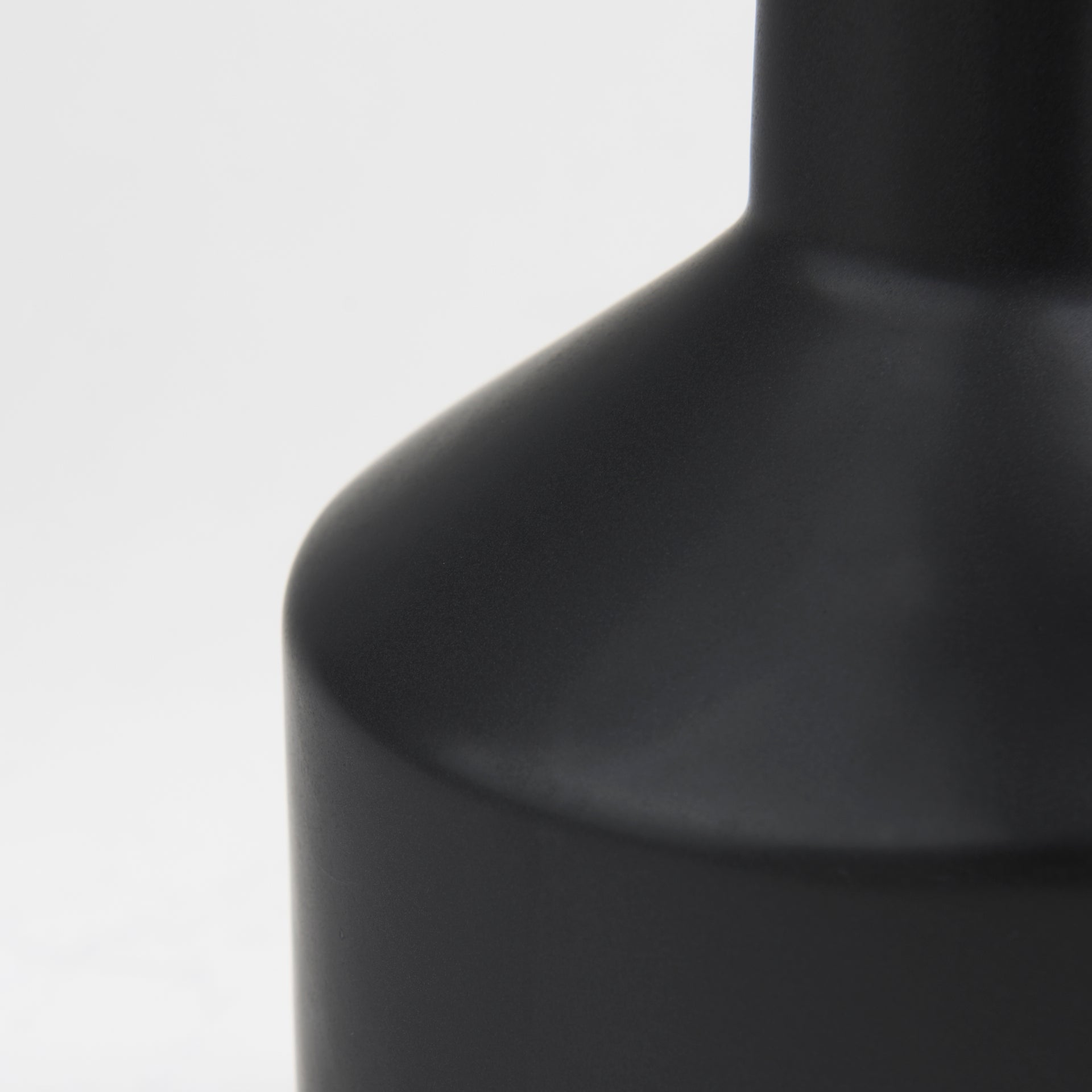 Burton Matte Black Jug Vase