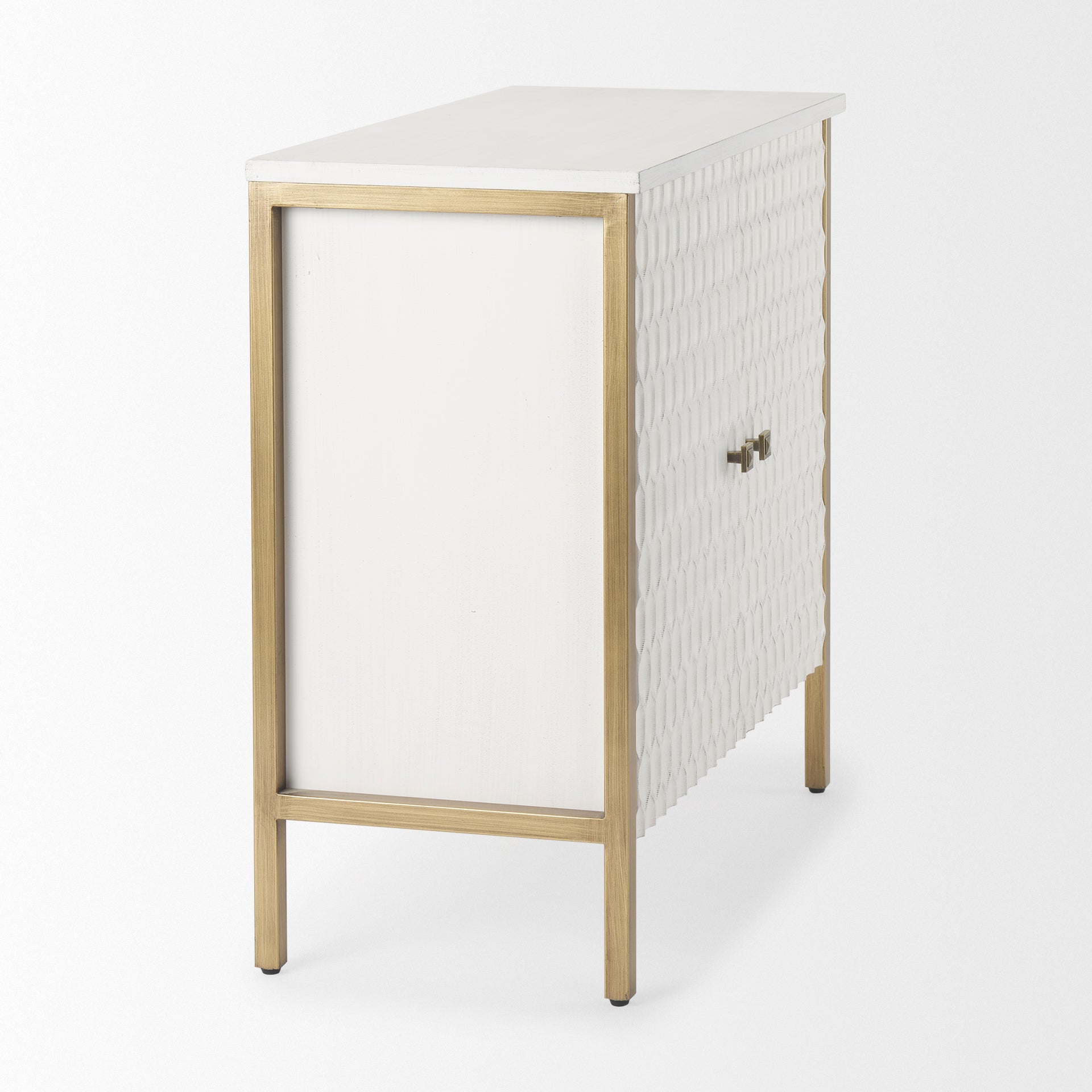 Savannah Gold Accent Cabinet - 2 Door