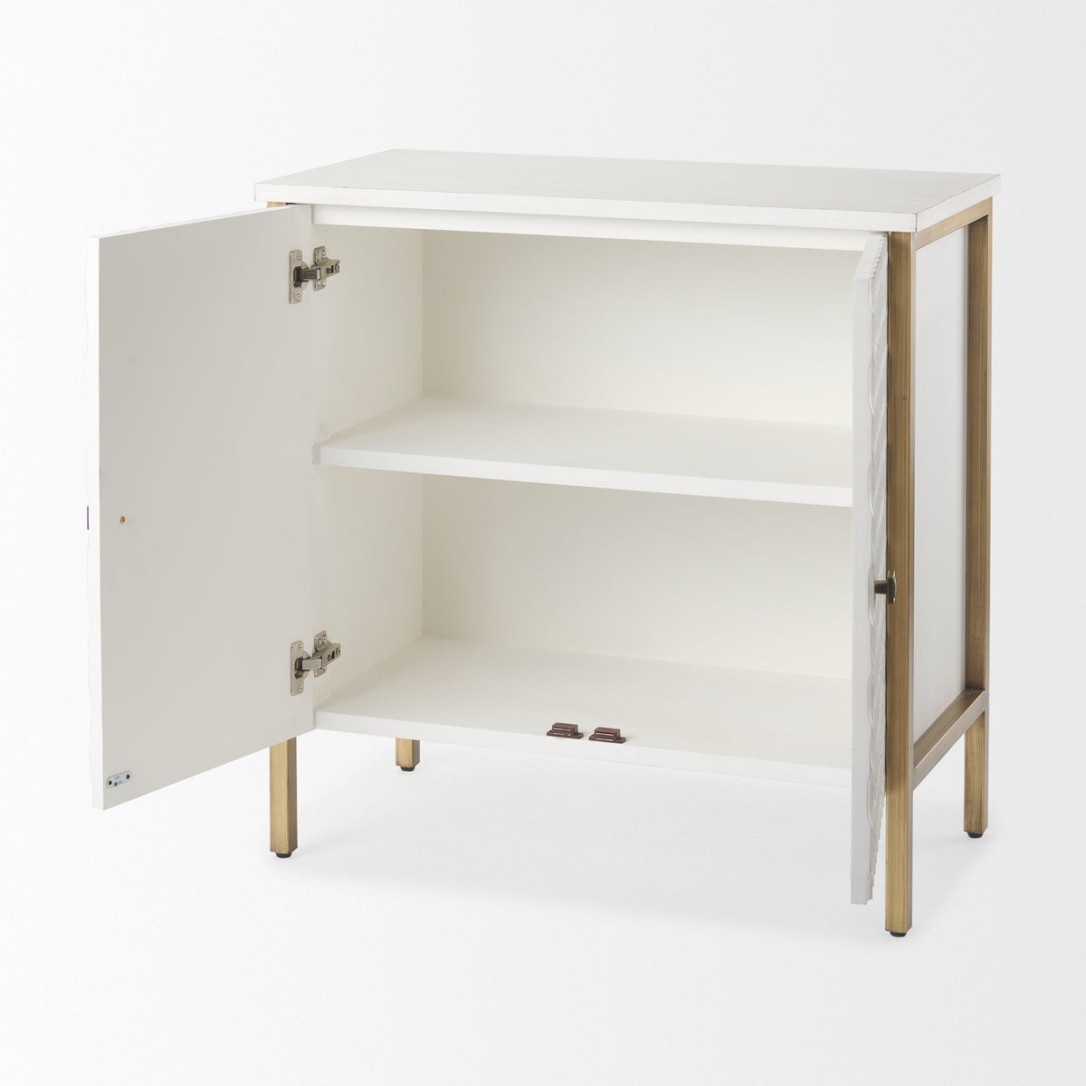 Savannah Gold Accent Cabinet - 2 Door