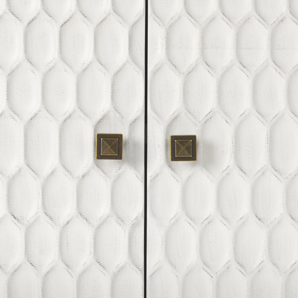 Savannah Gold Accent Cabinet - 2 Door