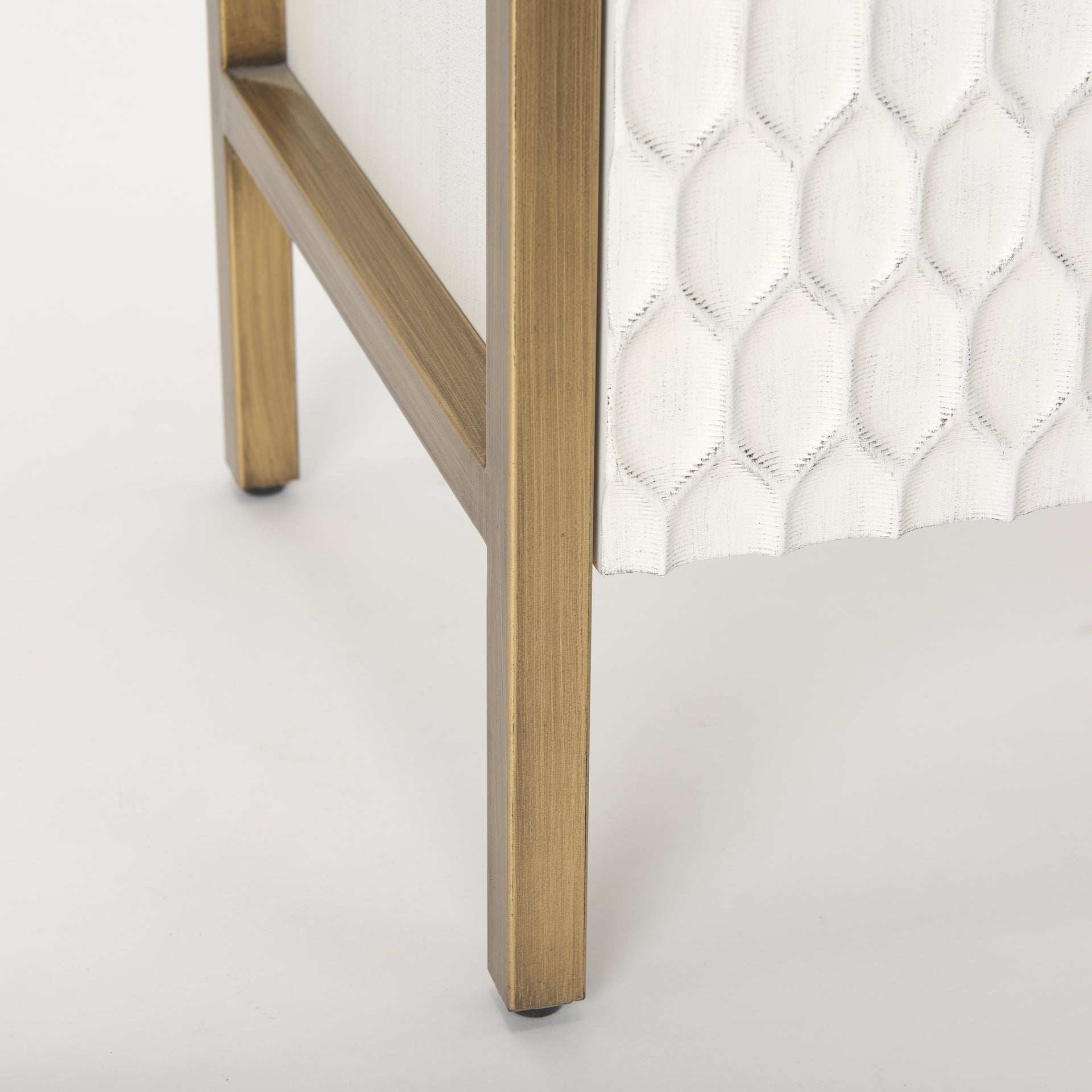 Savannah Gold Accent Cabinet - 2 Door