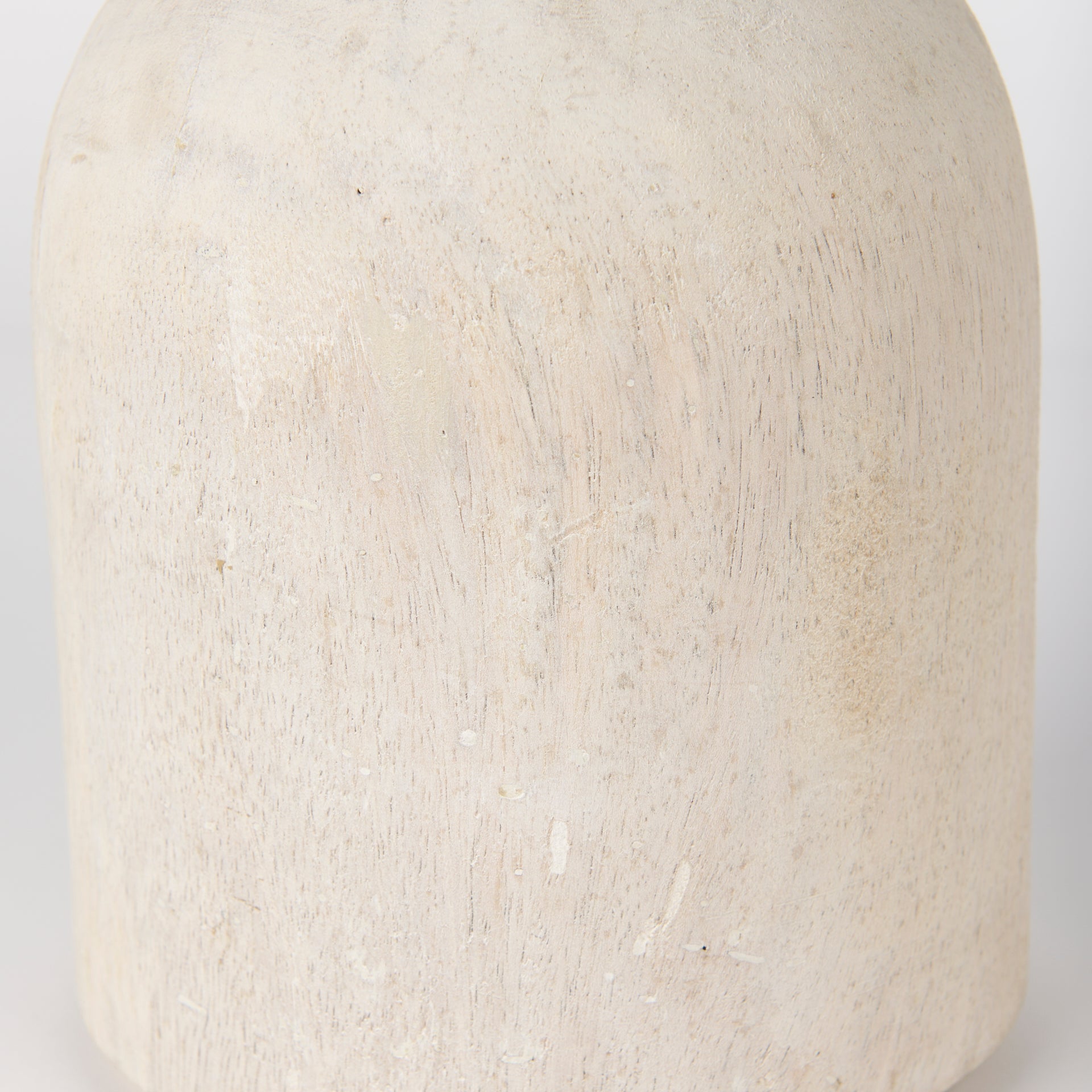 Knox White-Wash Wooden Object
