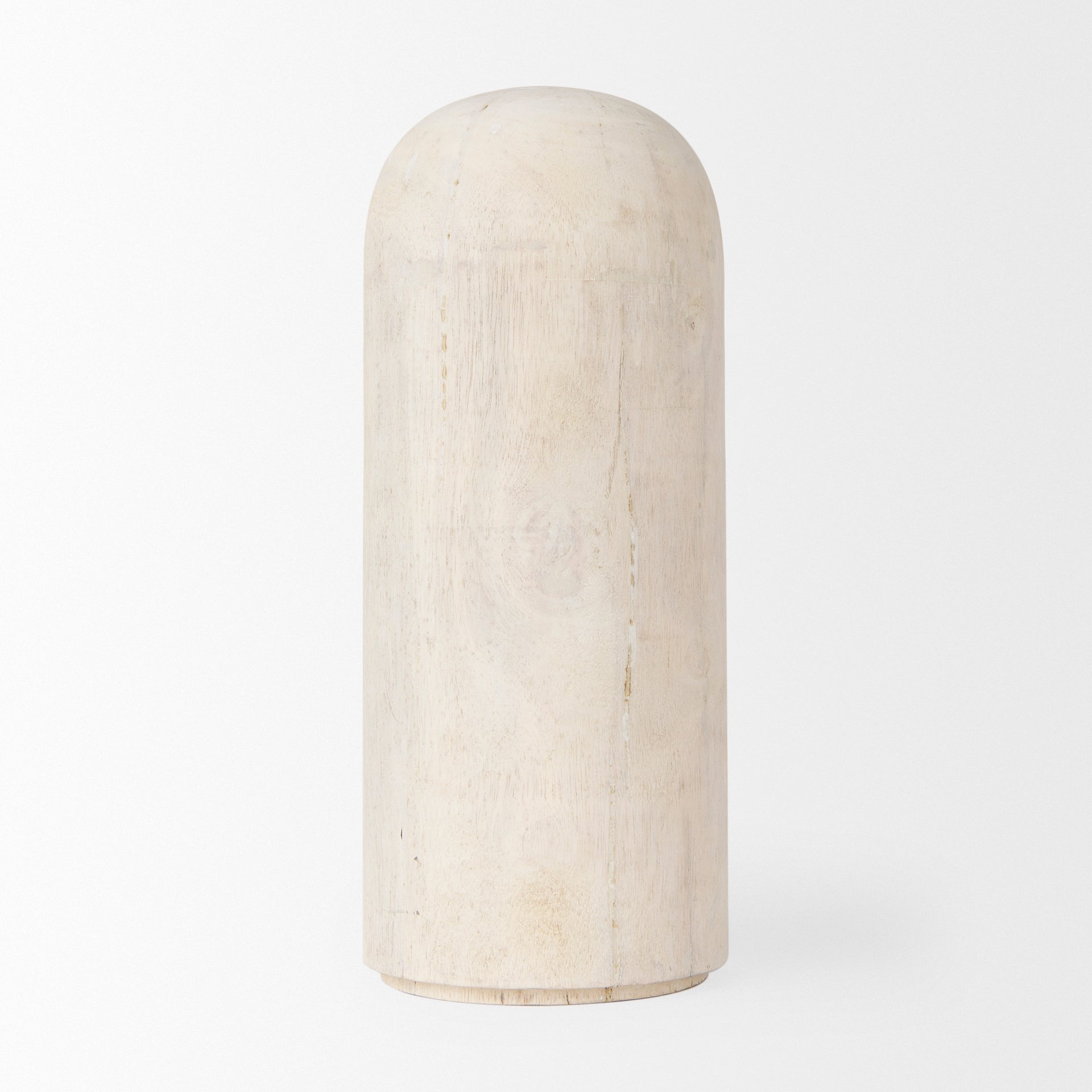 Knox White-Wash Wooden Object