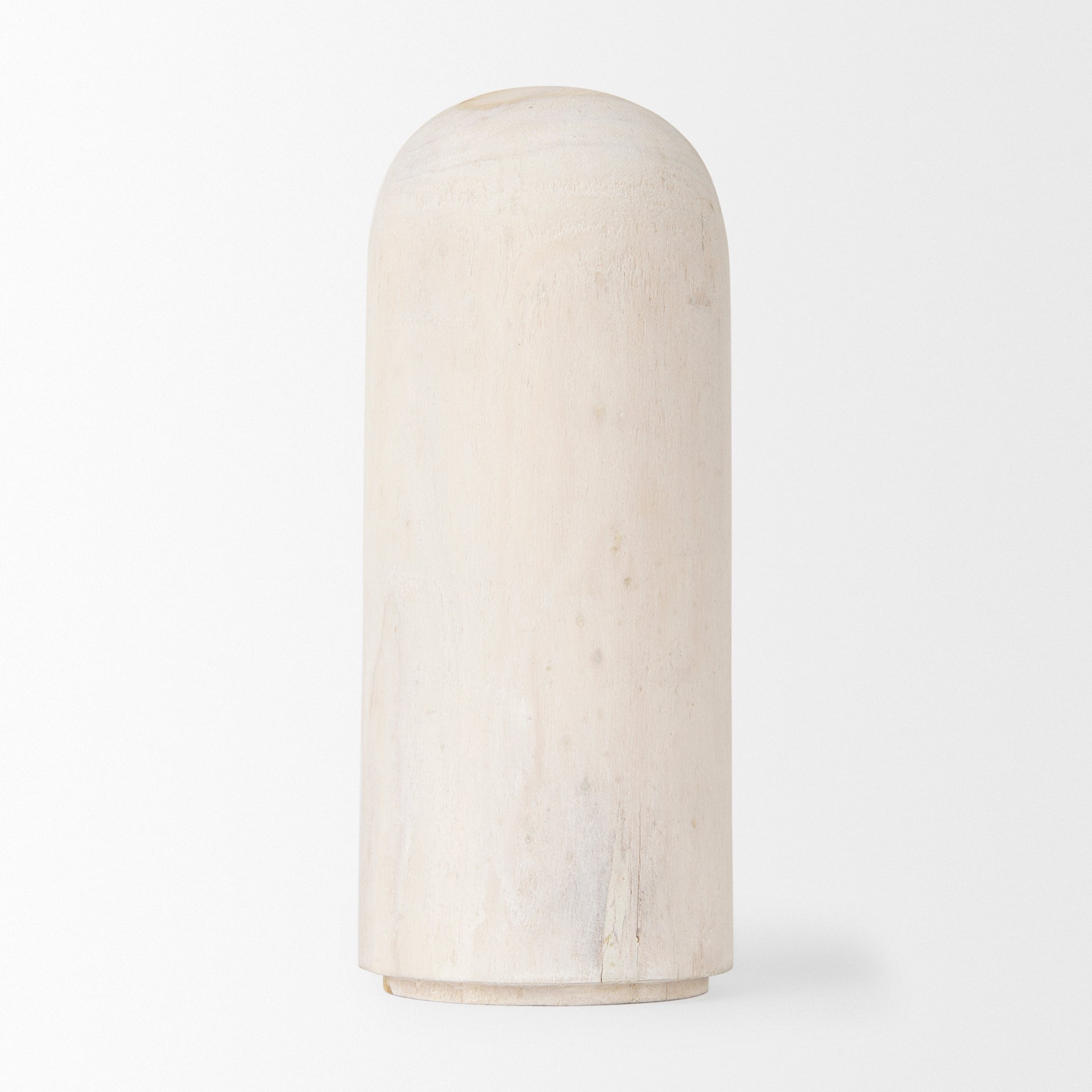 Knox White-Wash Wooden Object