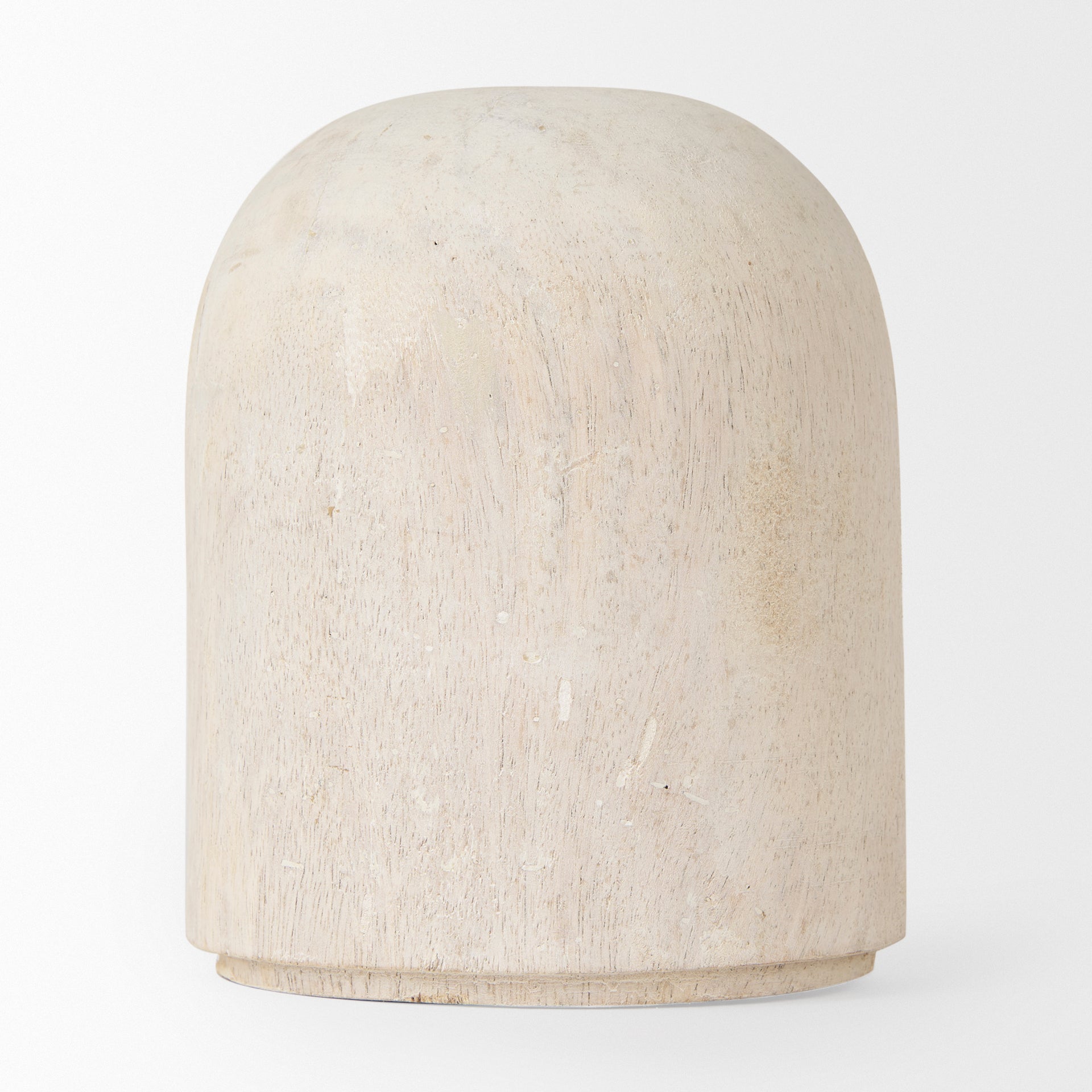Knox White-Wash Wooden Object
