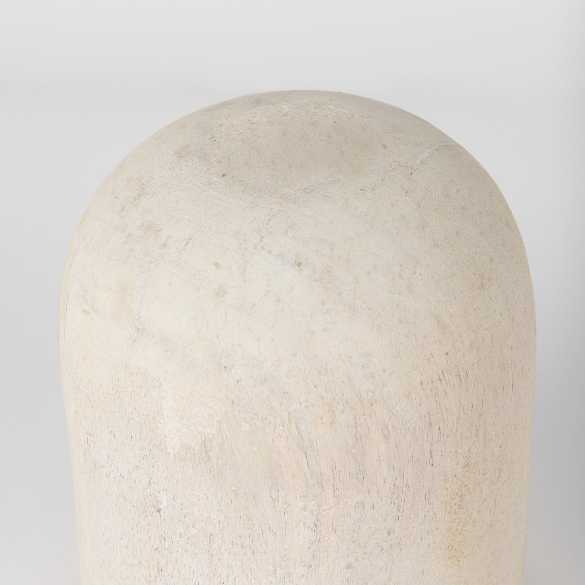 Knox White-Wash Wooden Object