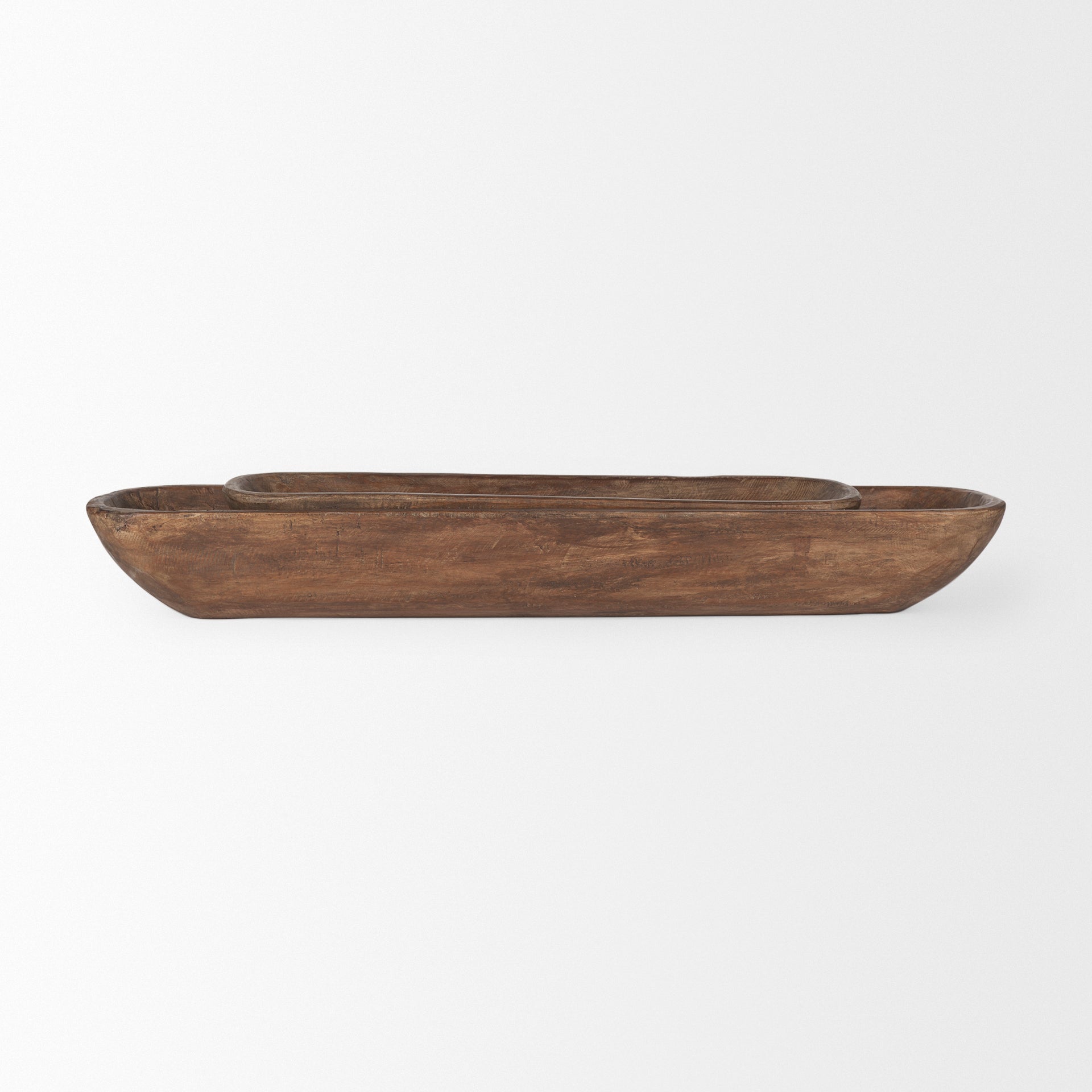 Athena Wooden Trays Set of 2
