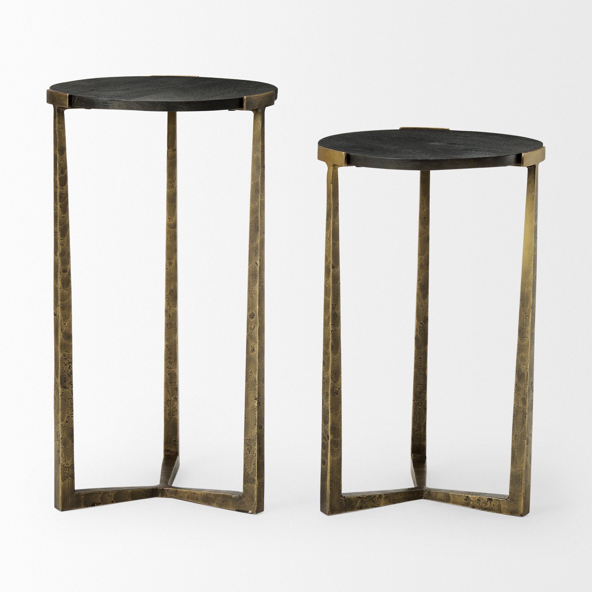 Atticus Wood Accent Table Set of 2