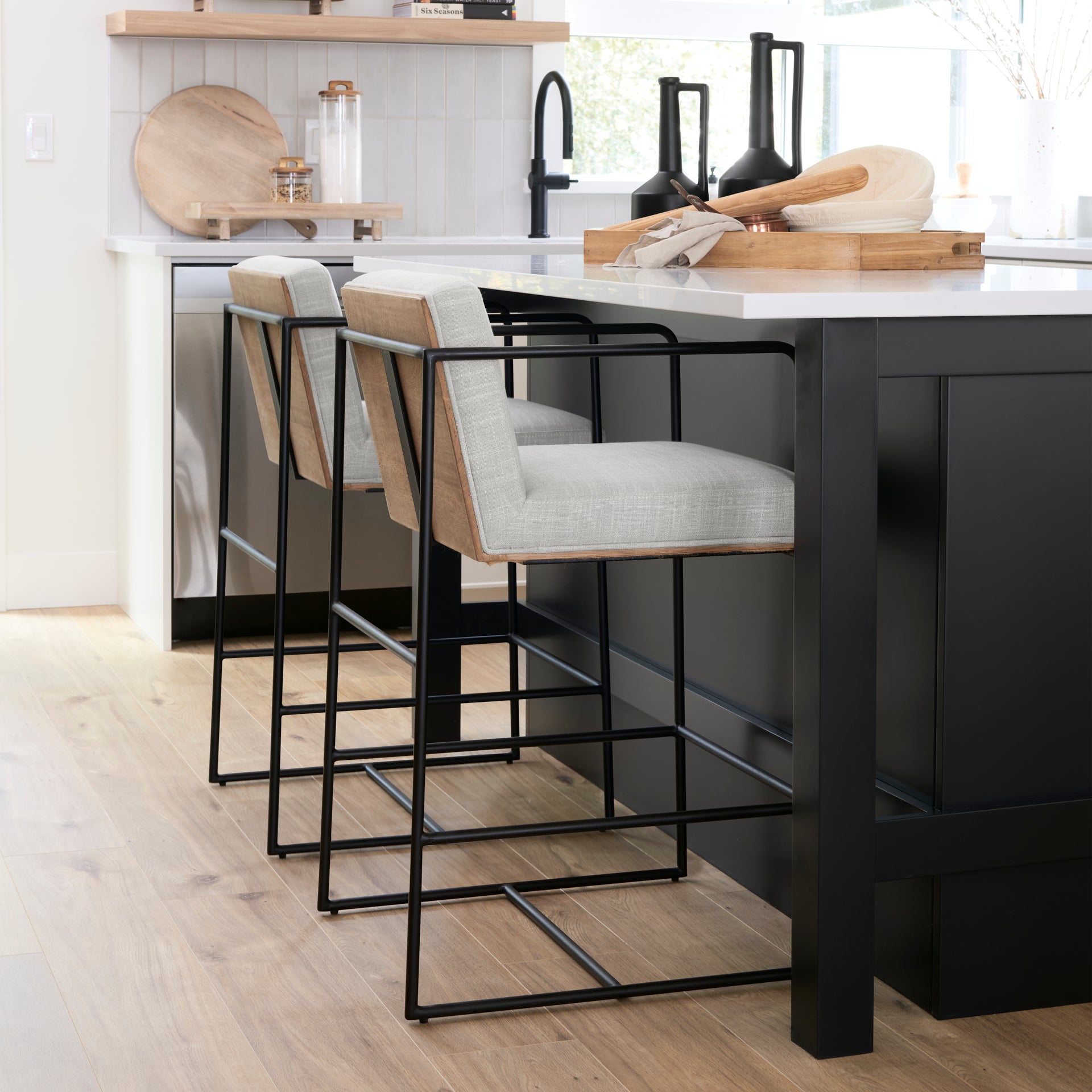 Stamford Fabric Counter Stool