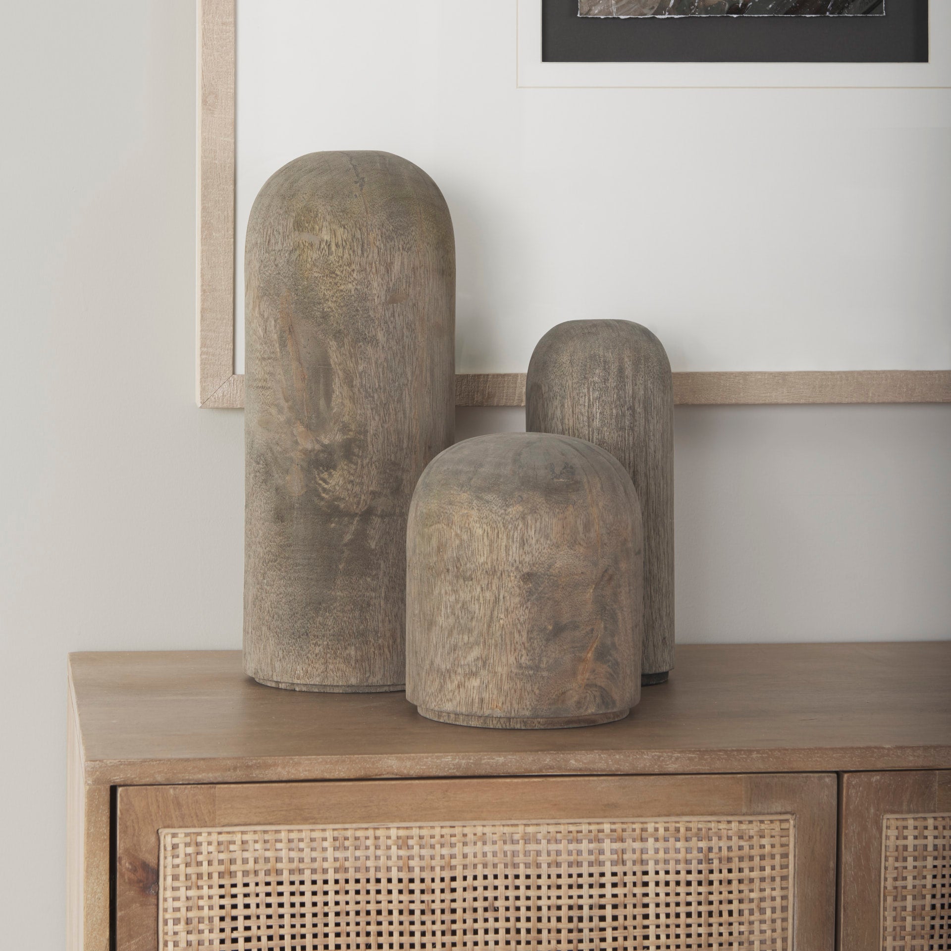 Knox Gray Wash Wooden Object