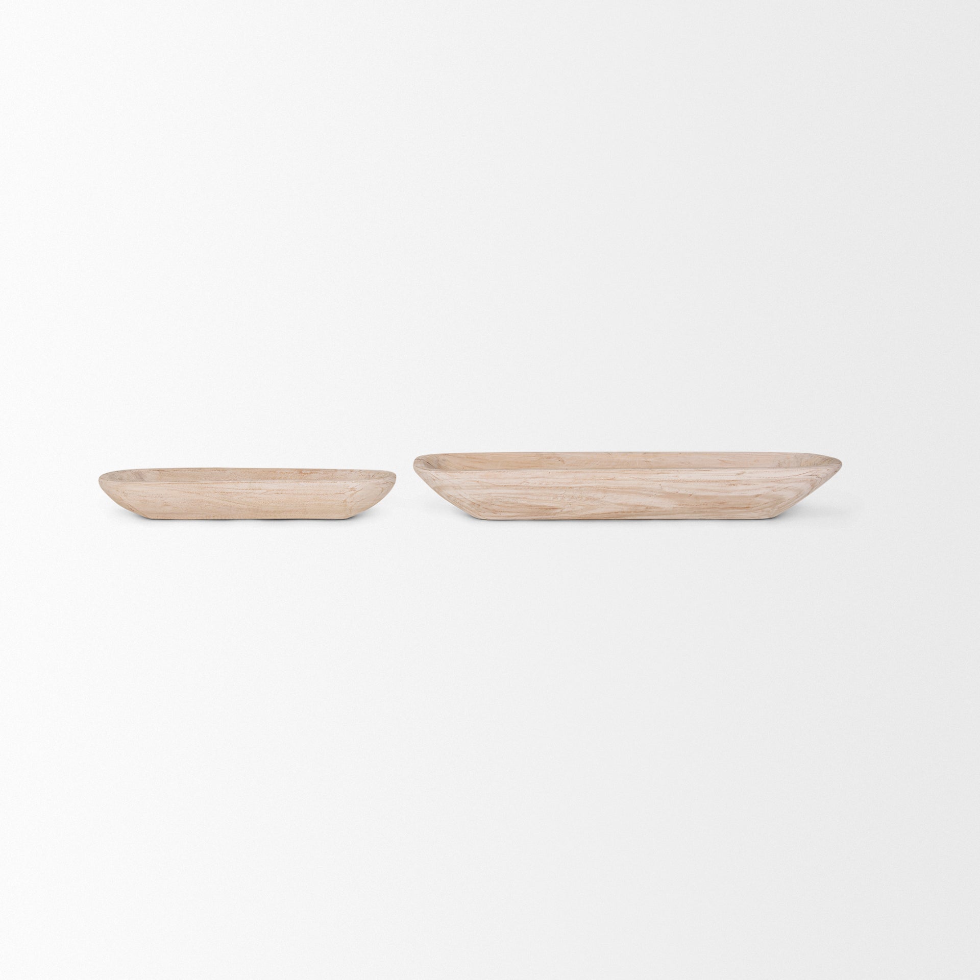 Athena Wooden Trays Set of 2