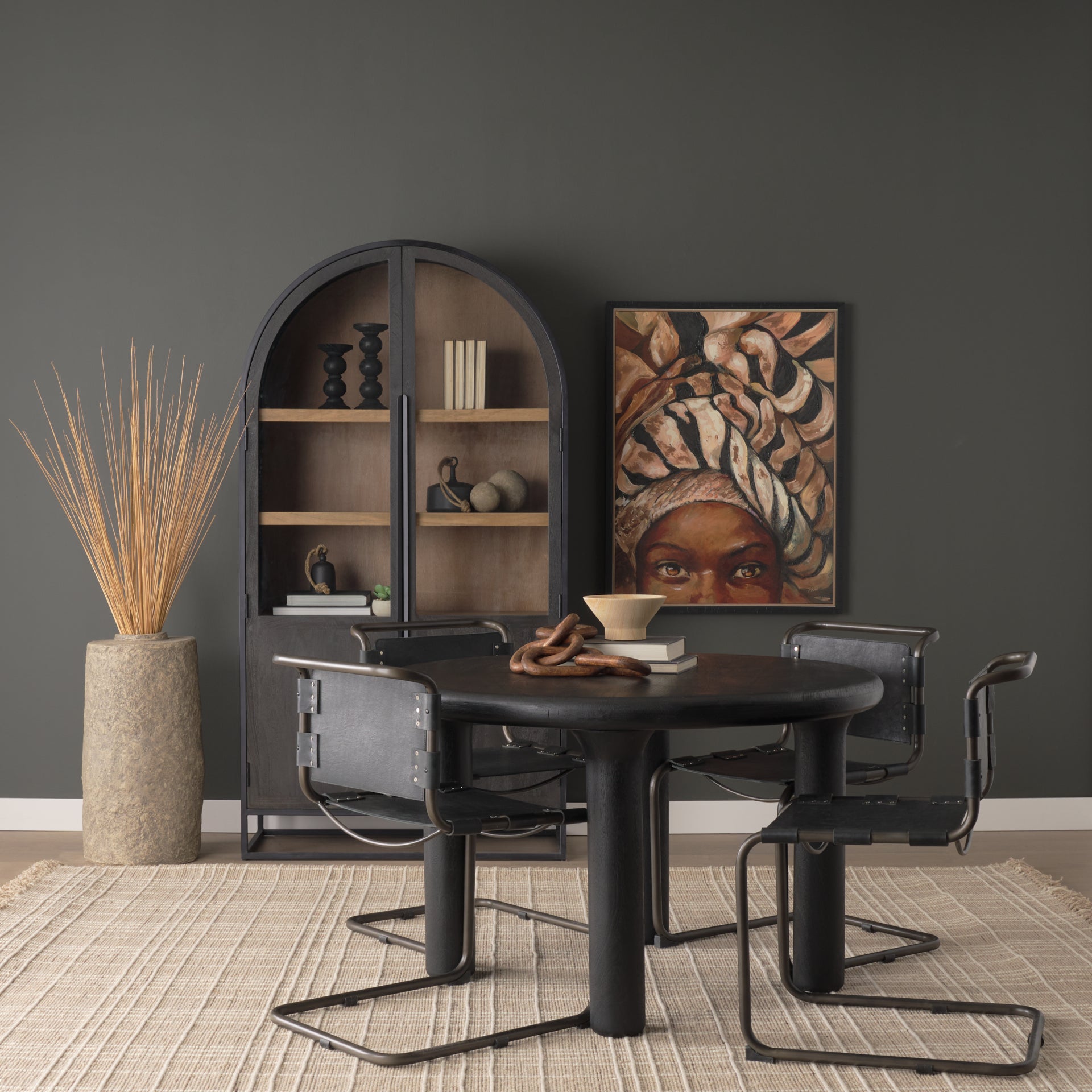 Rama Gray Floor Vase