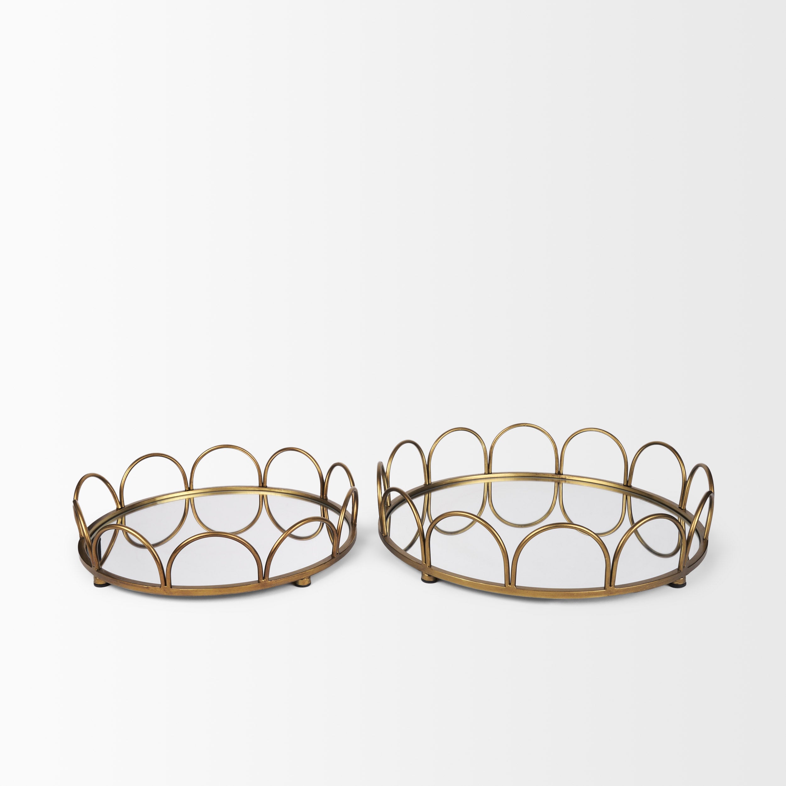 Lenore Mirror Trays Set of 2