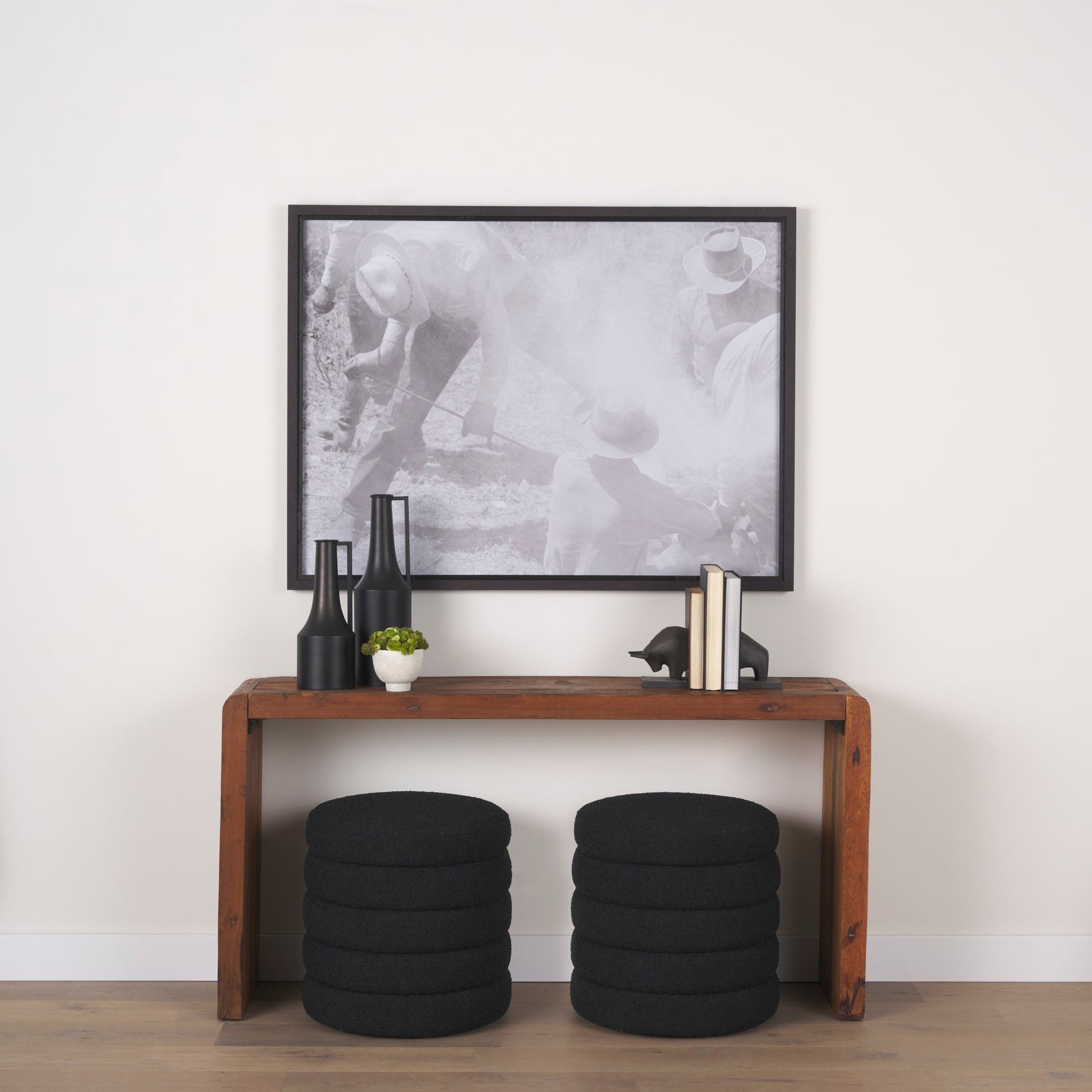 Aubrey Black Jug Vase