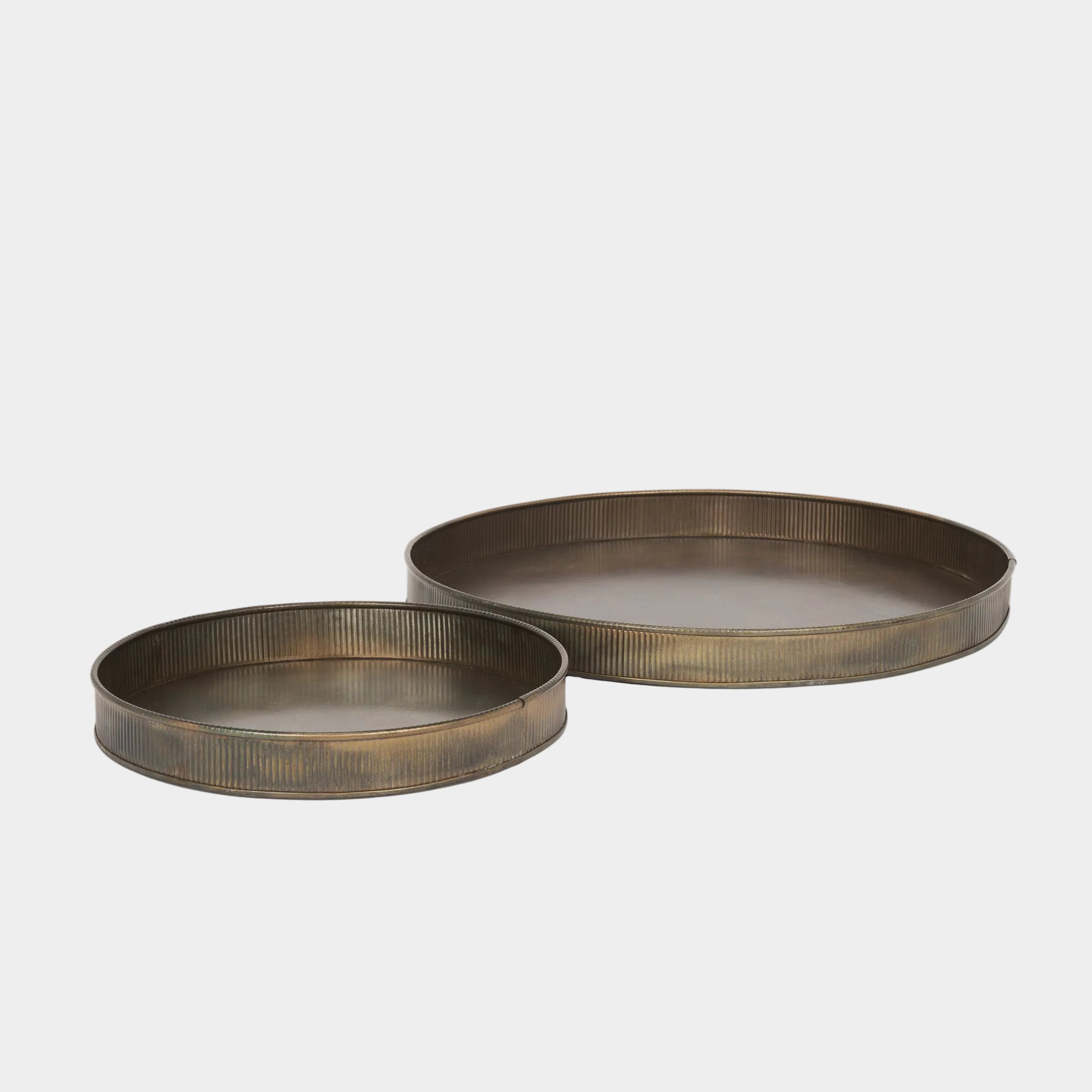Varun Metal Trays Set of 2